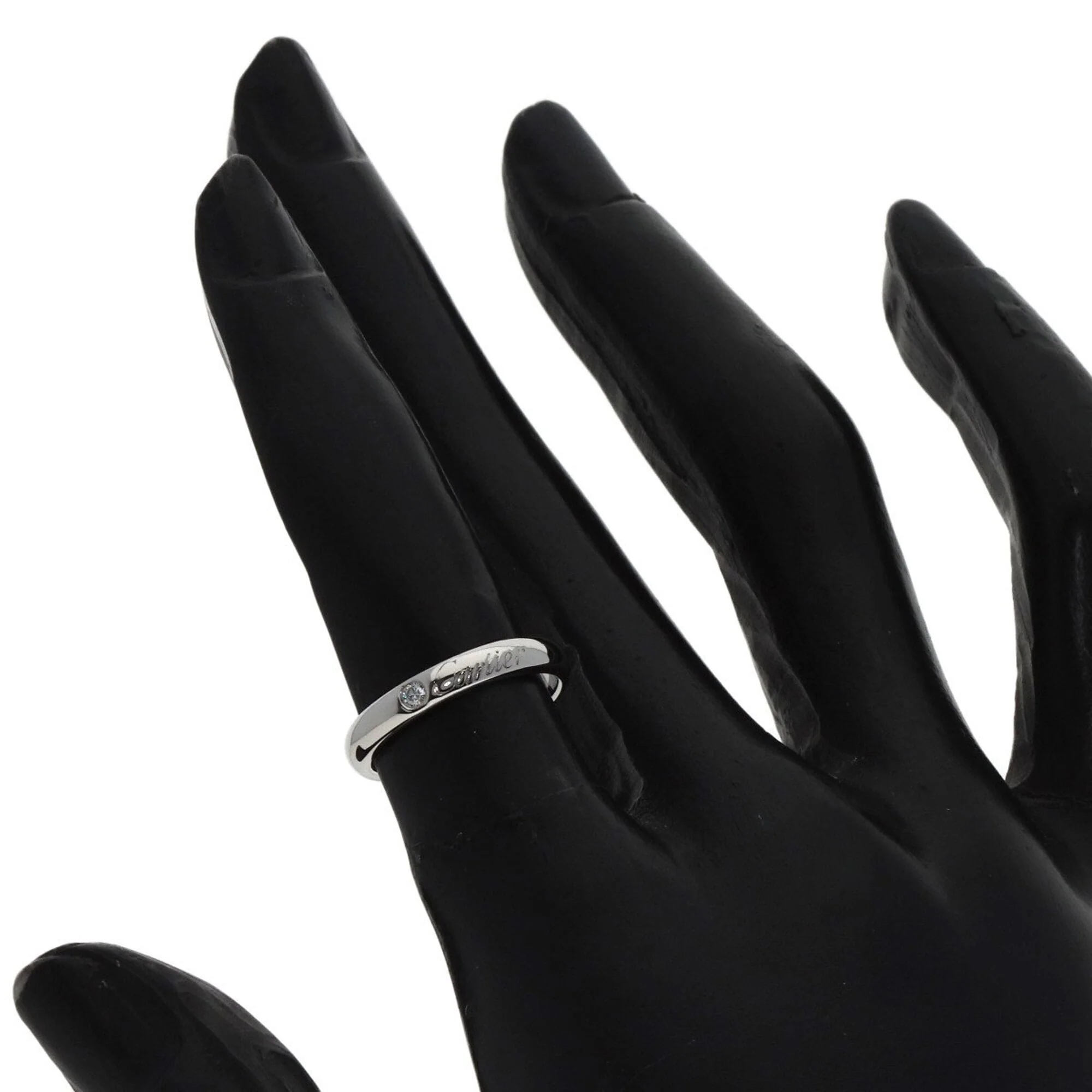 C de Cartier Ring Platinum - Image 6