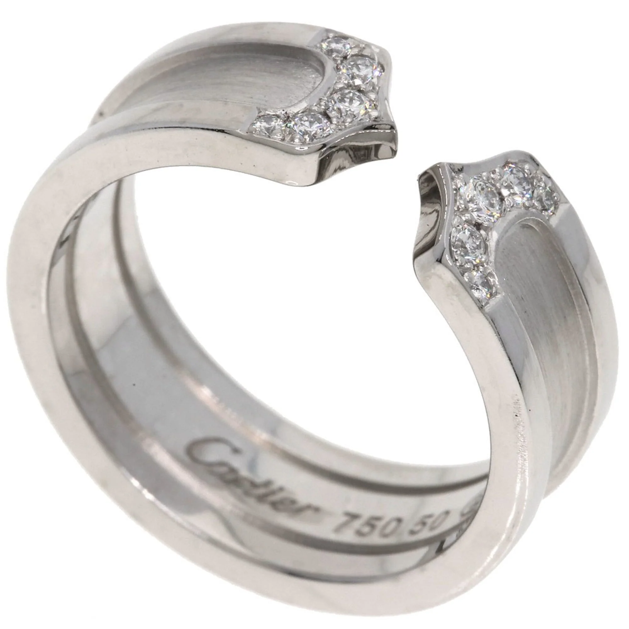 C2 Ring 18K White Gold