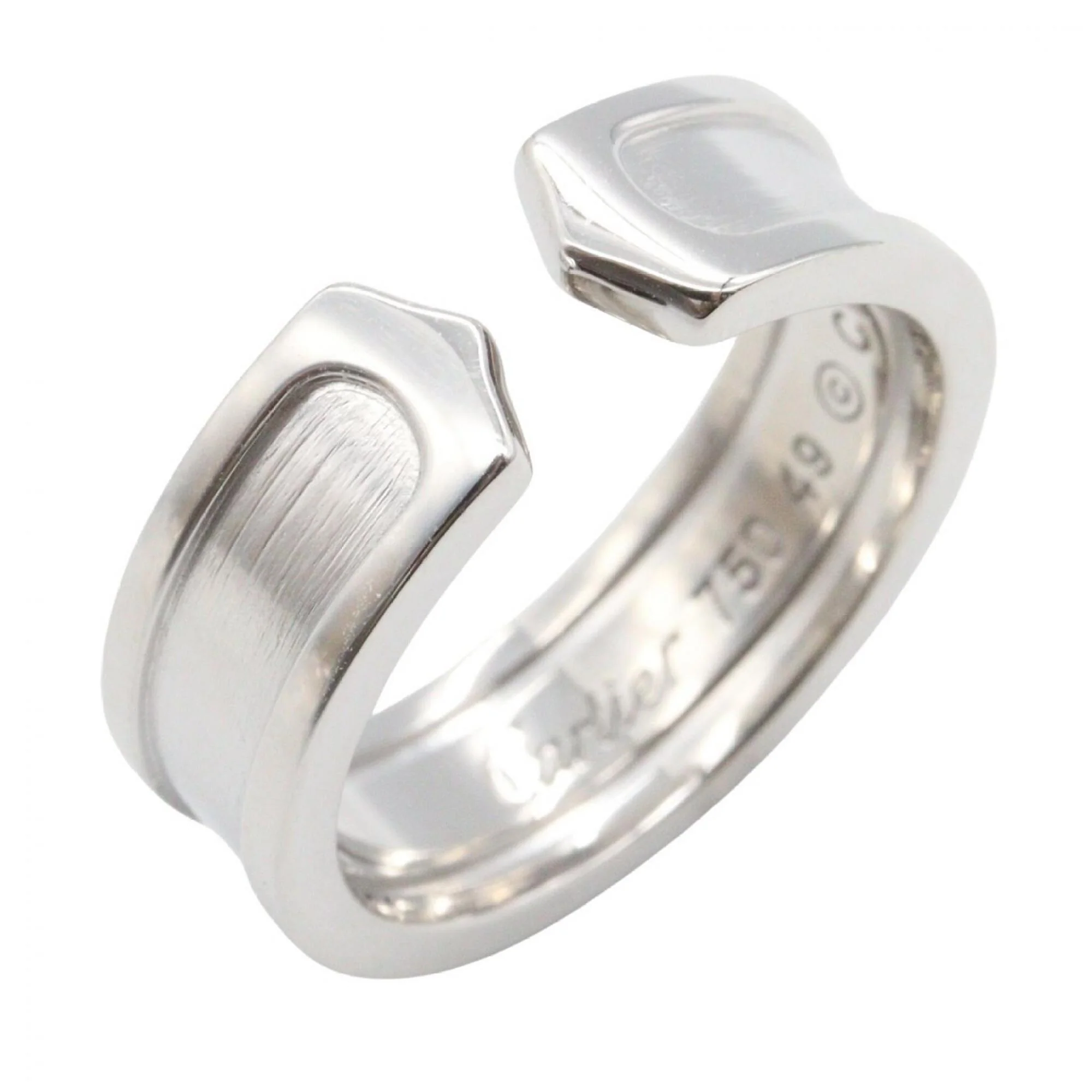 C2 Small Ring 18K White Gold