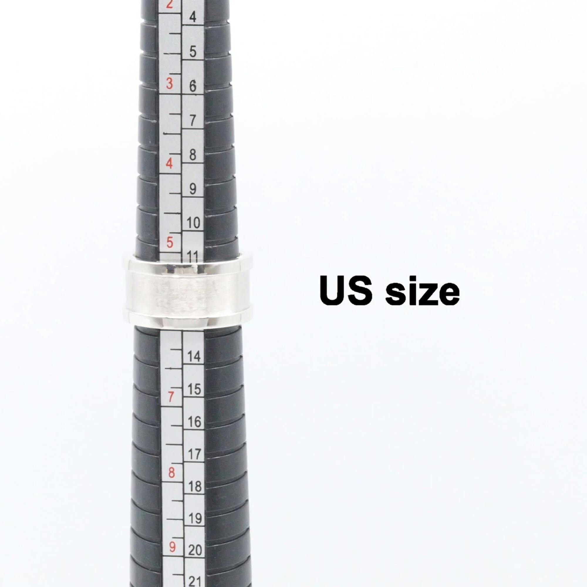 C2 Wide Ring 18K White Gold - Image 6