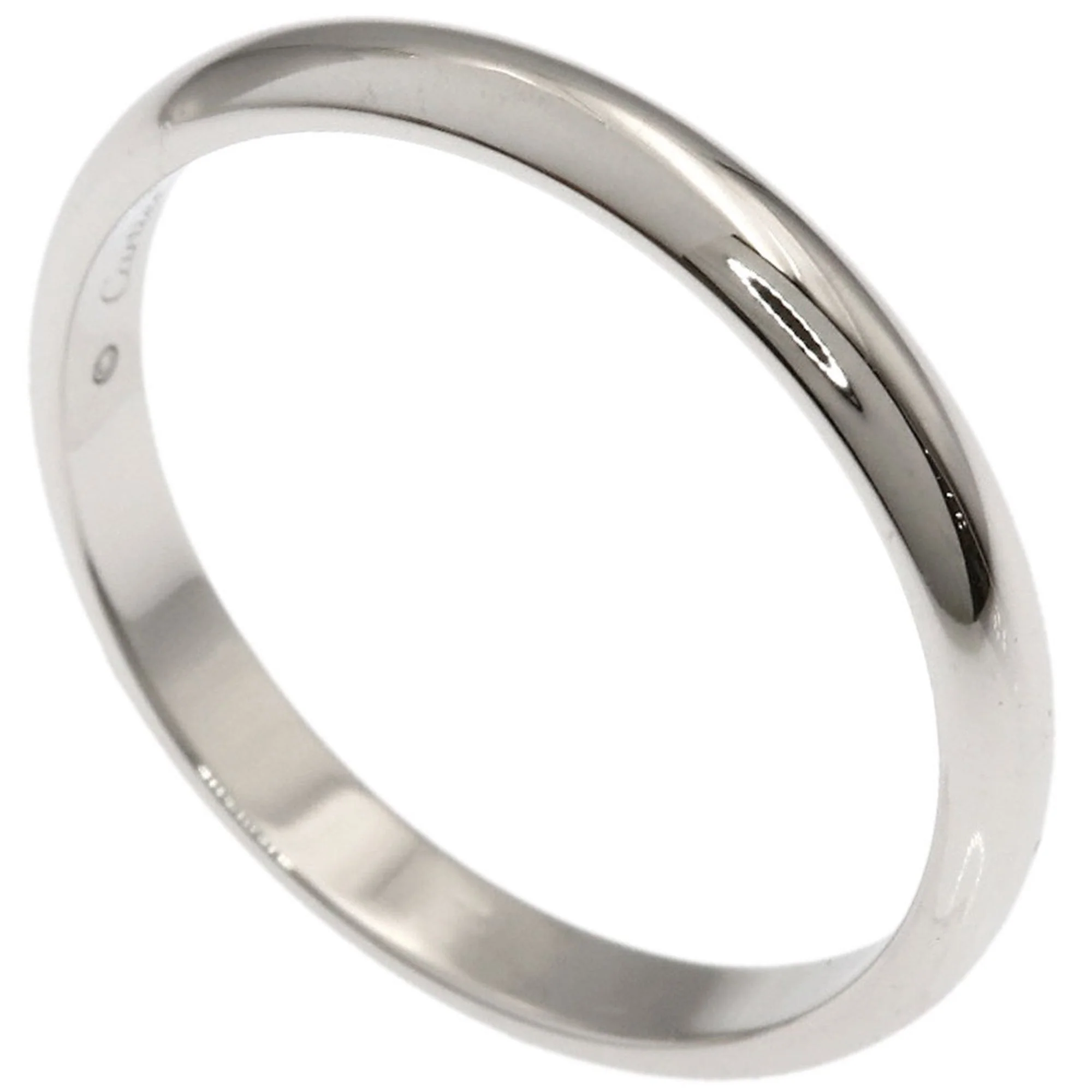 Classic One Band Ring Platinum