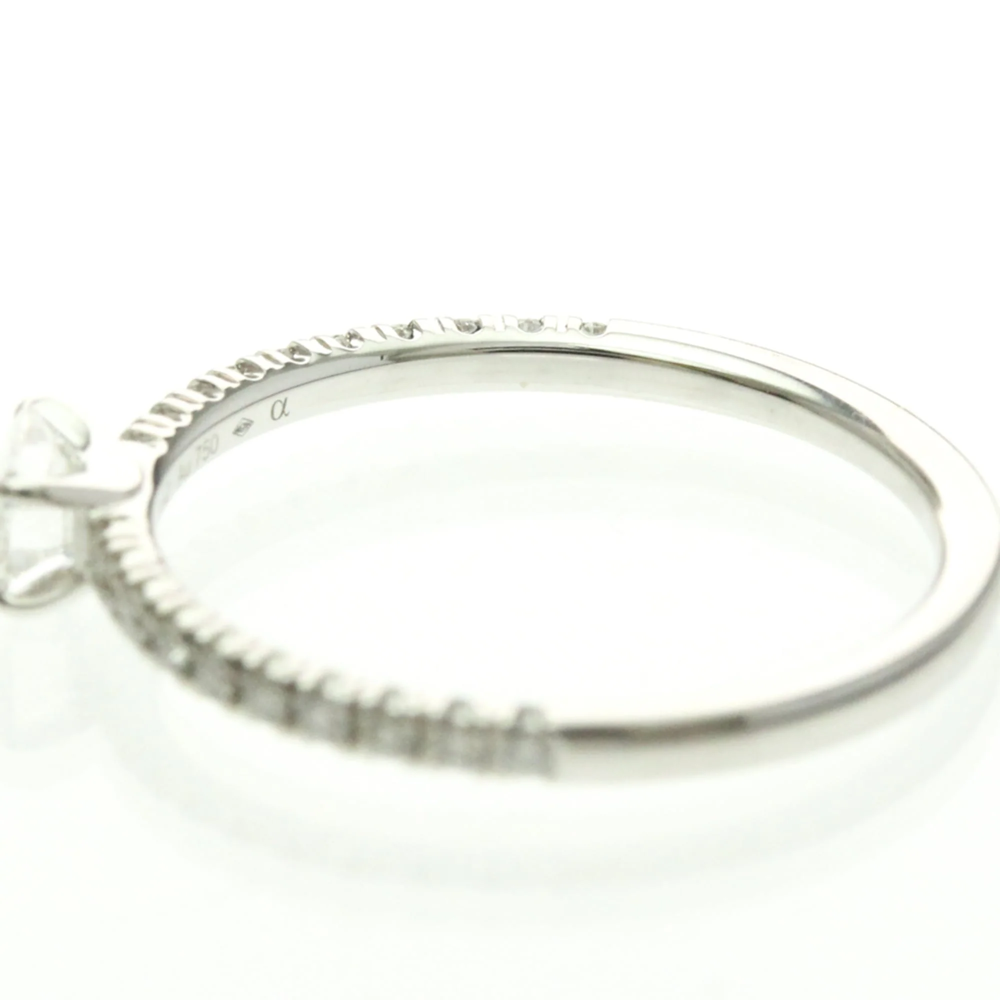 Ethancel Band Ring Platinum with Diamond - Image 6