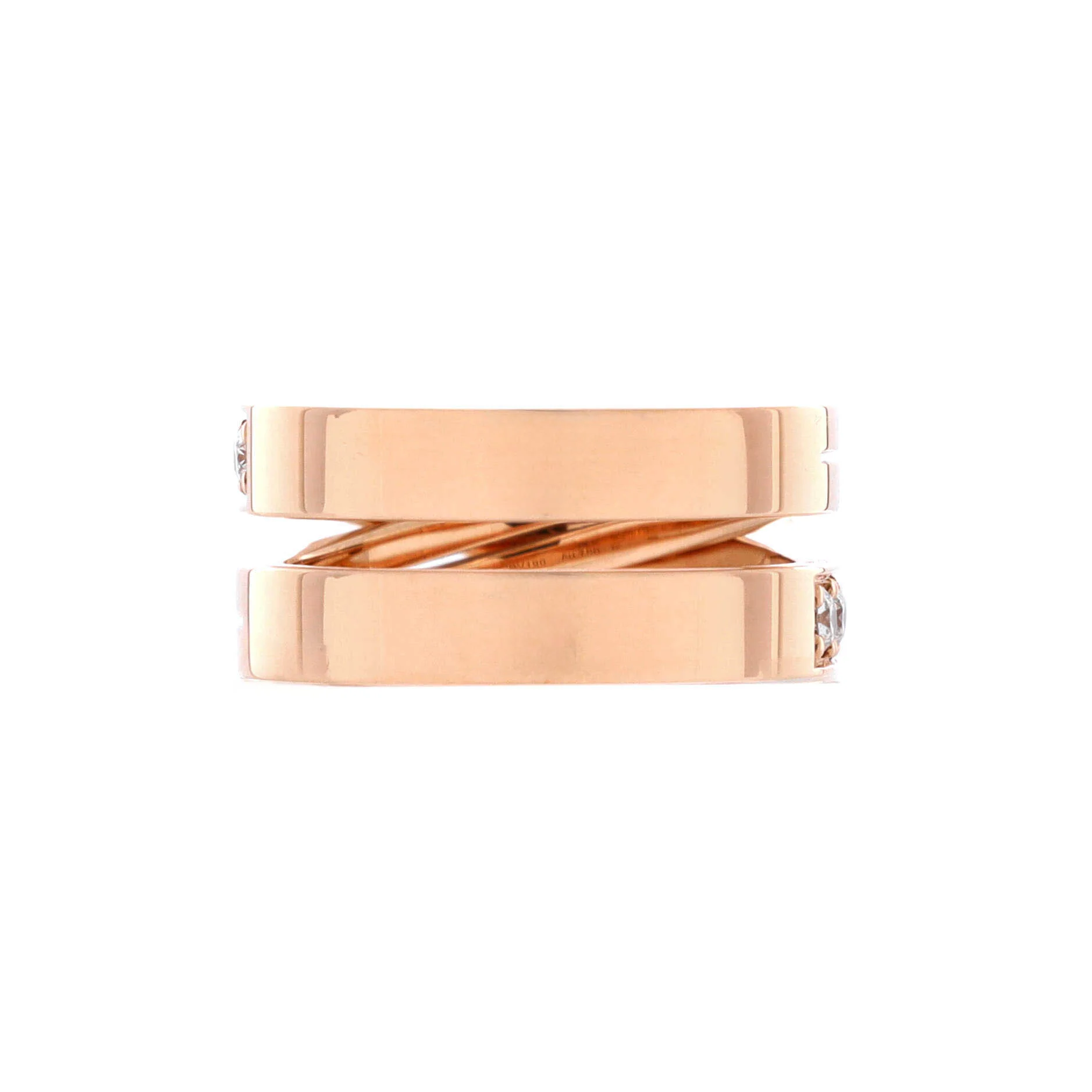 Etincelle de Cartier Crossover Ring 18K Rose Gold and Diamonds - Image 3