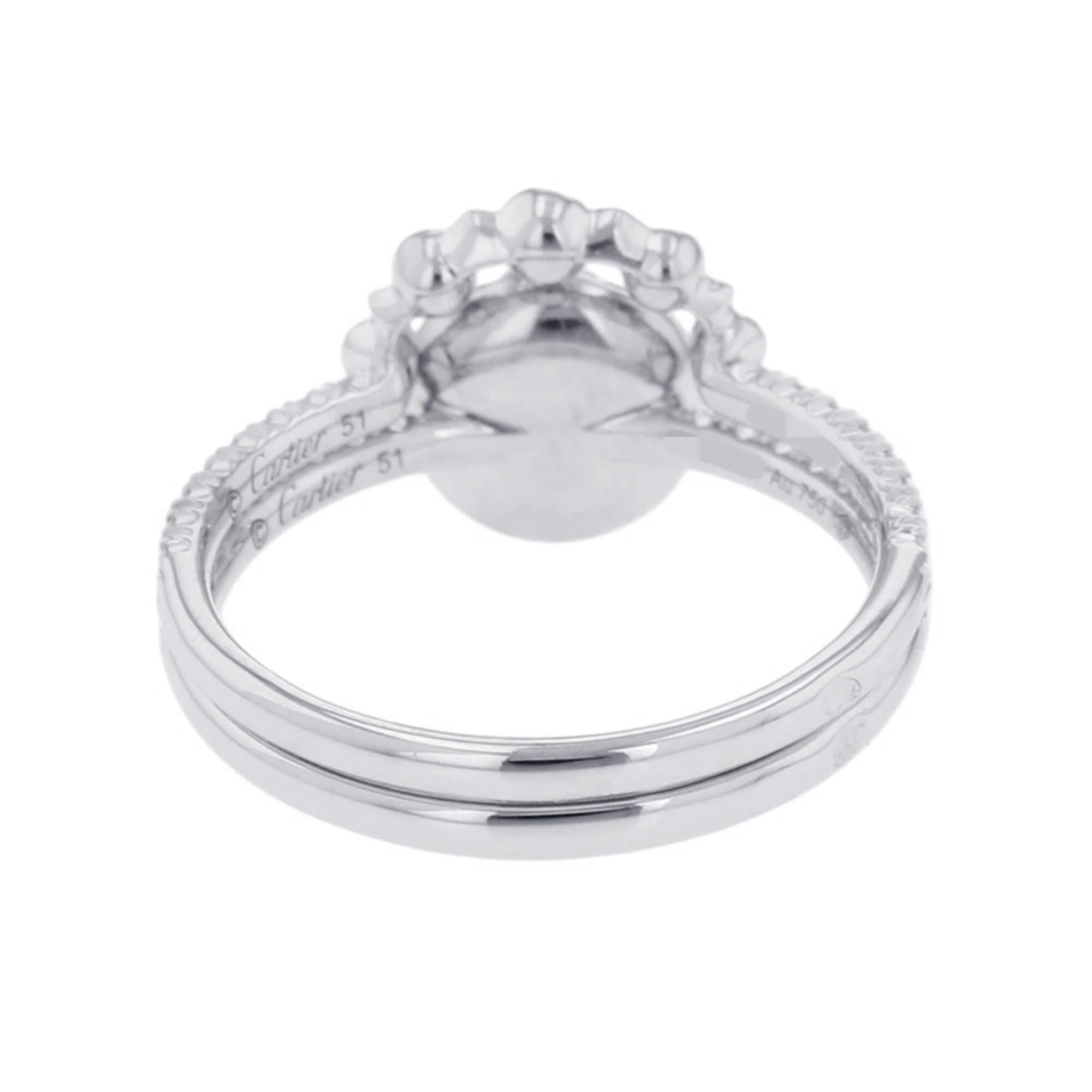 Etincelle De Double Diamond Ring 18K White Gold - Image 3