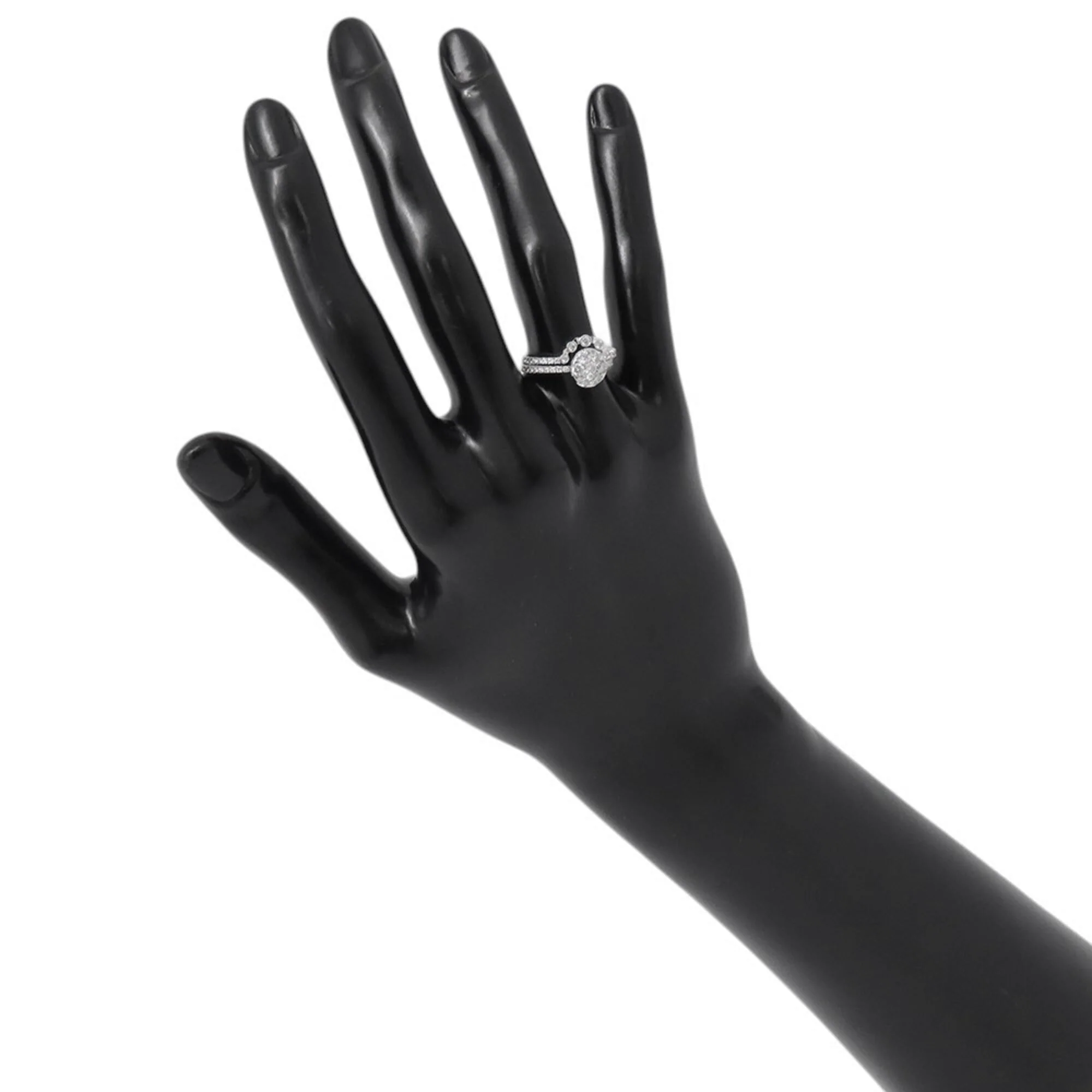 Etincelle De Double Diamond Ring 18K White Gold - Image 5