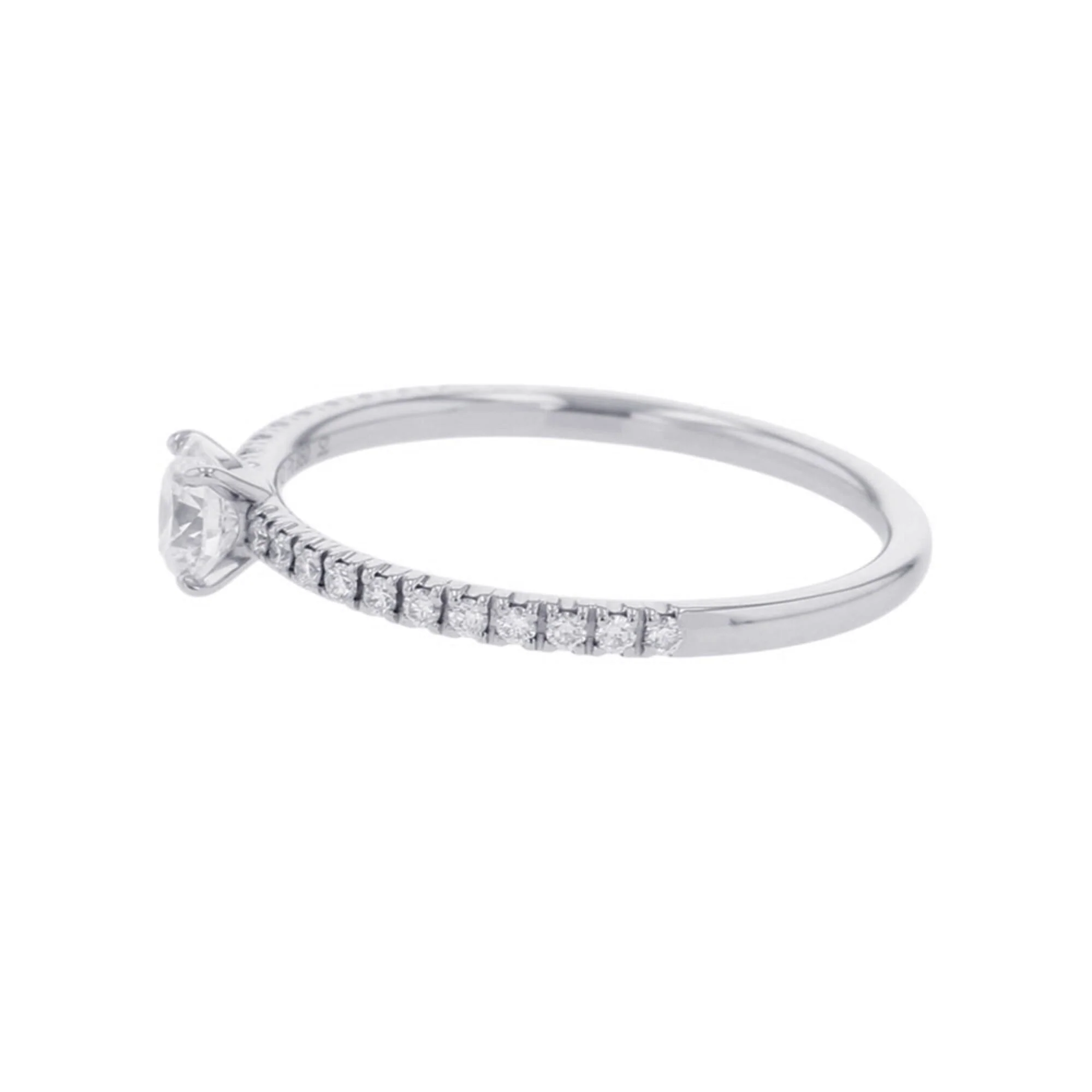 Etincelle de Solitaire Ring Platinum with Diamond - Image 2