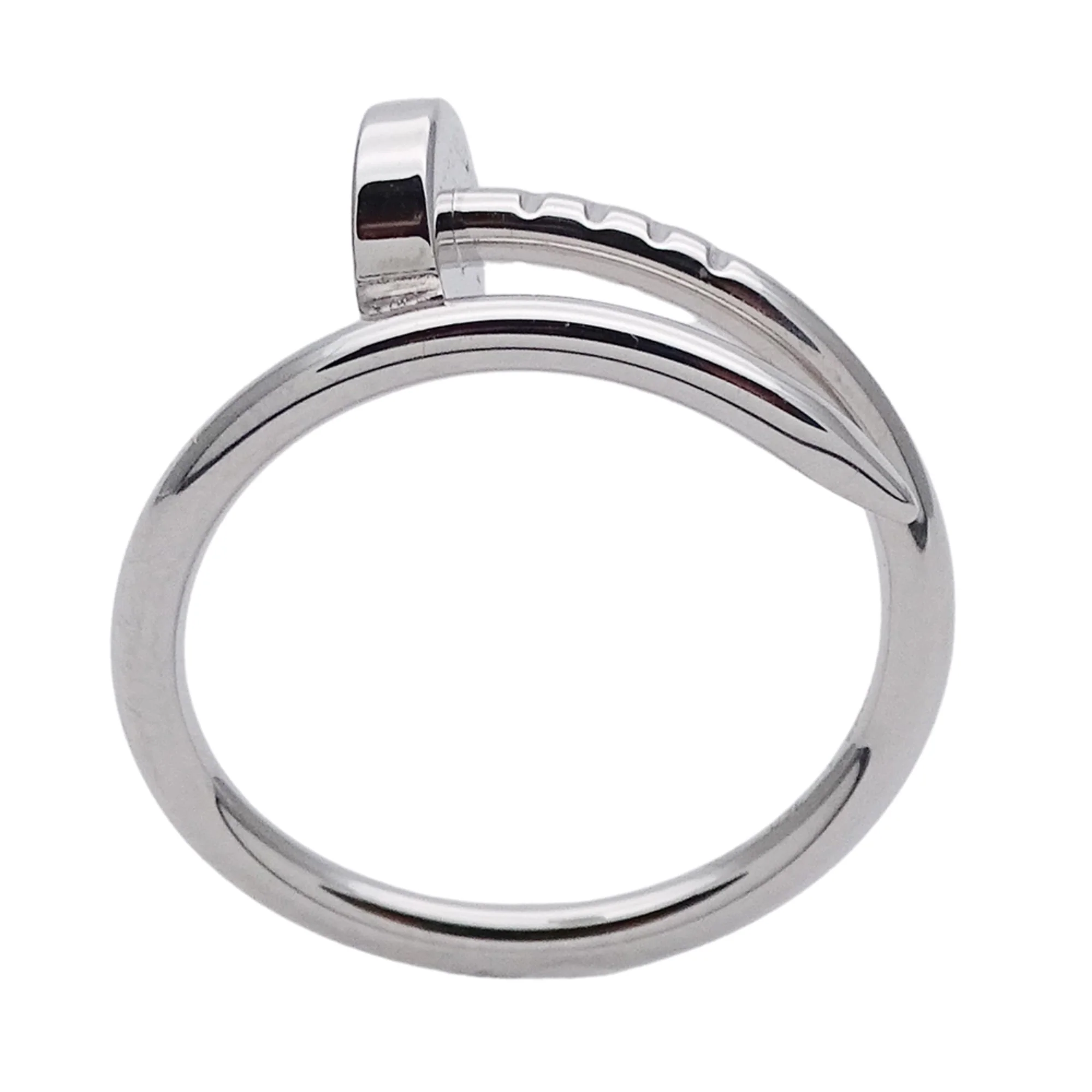 Juste un Clou Band Ring 18K White Gold Small - Image 3