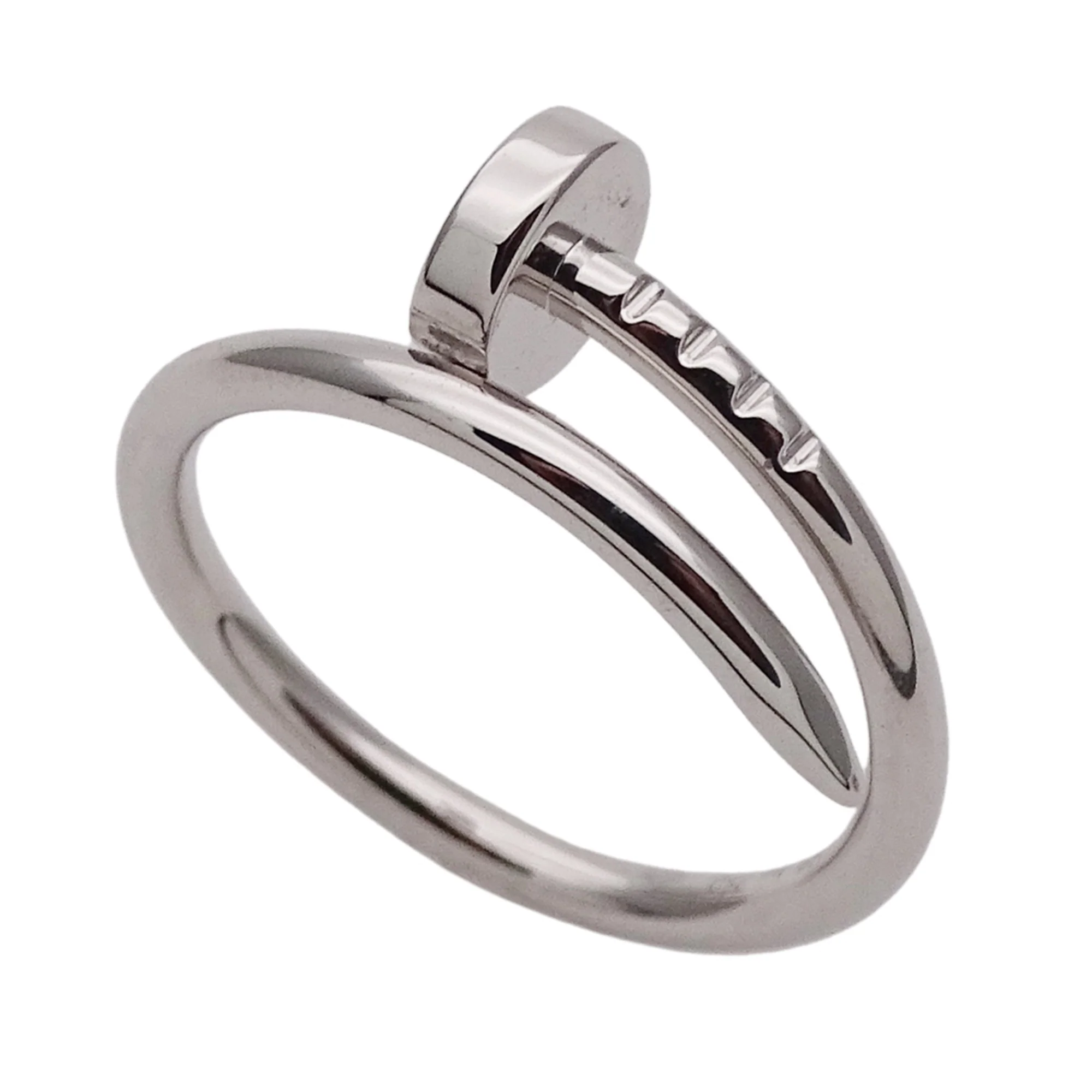 Juste un Clou Band Ring 18K White Gold Small - Image 4