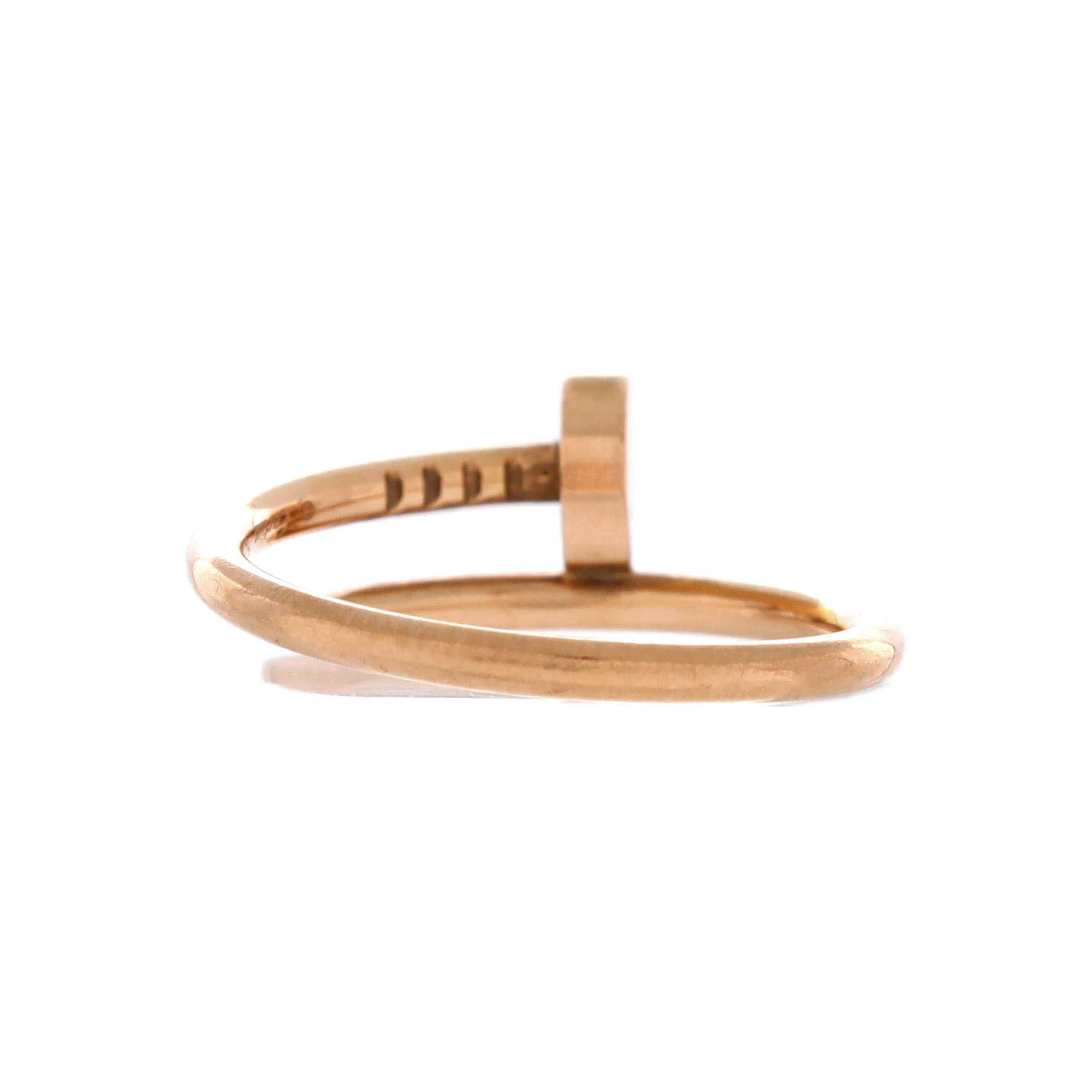 Juste un Clou Ring 18K Rose Gold Small - Image 3