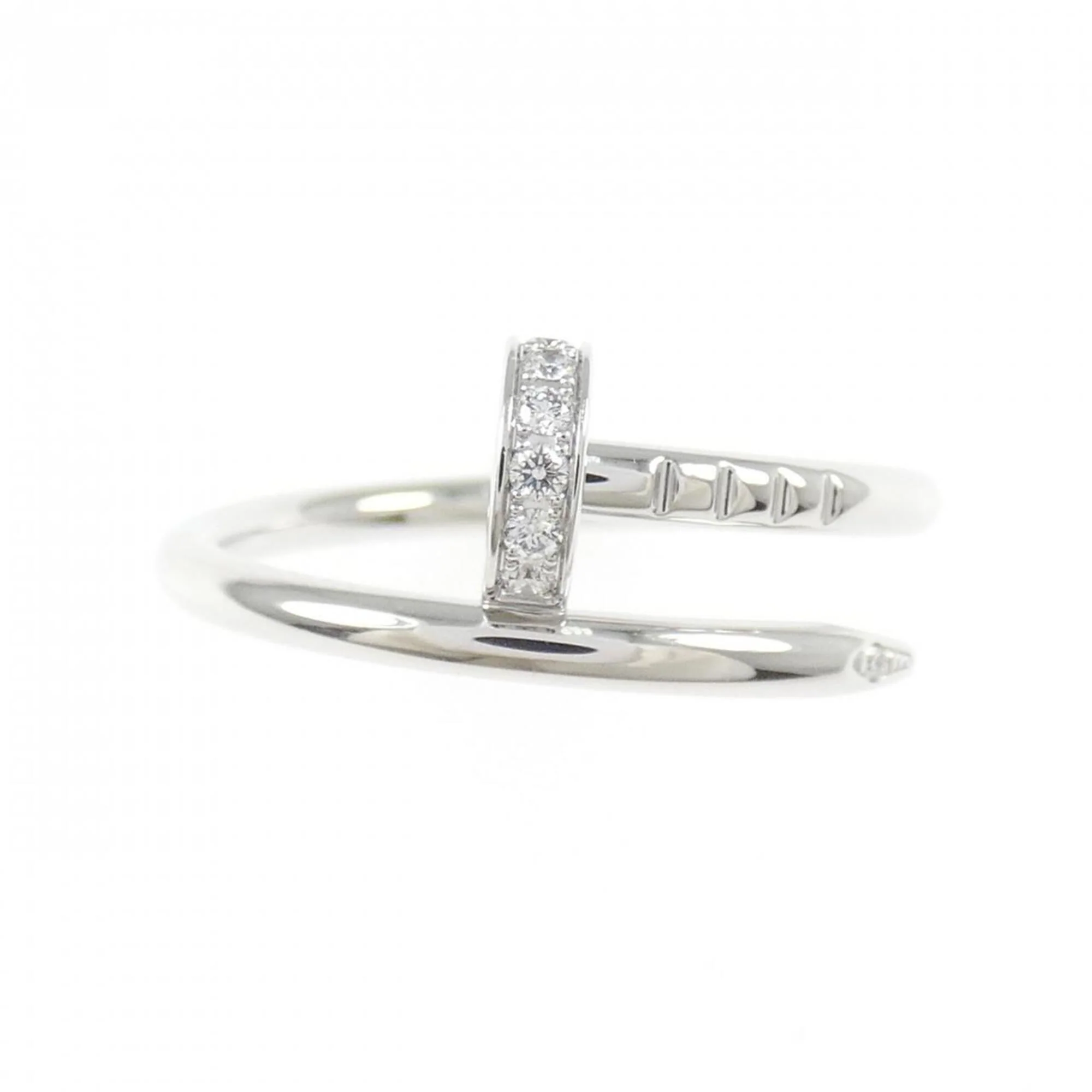 Juste un Clou Ring 18K White Gold with Diamond - Image 2