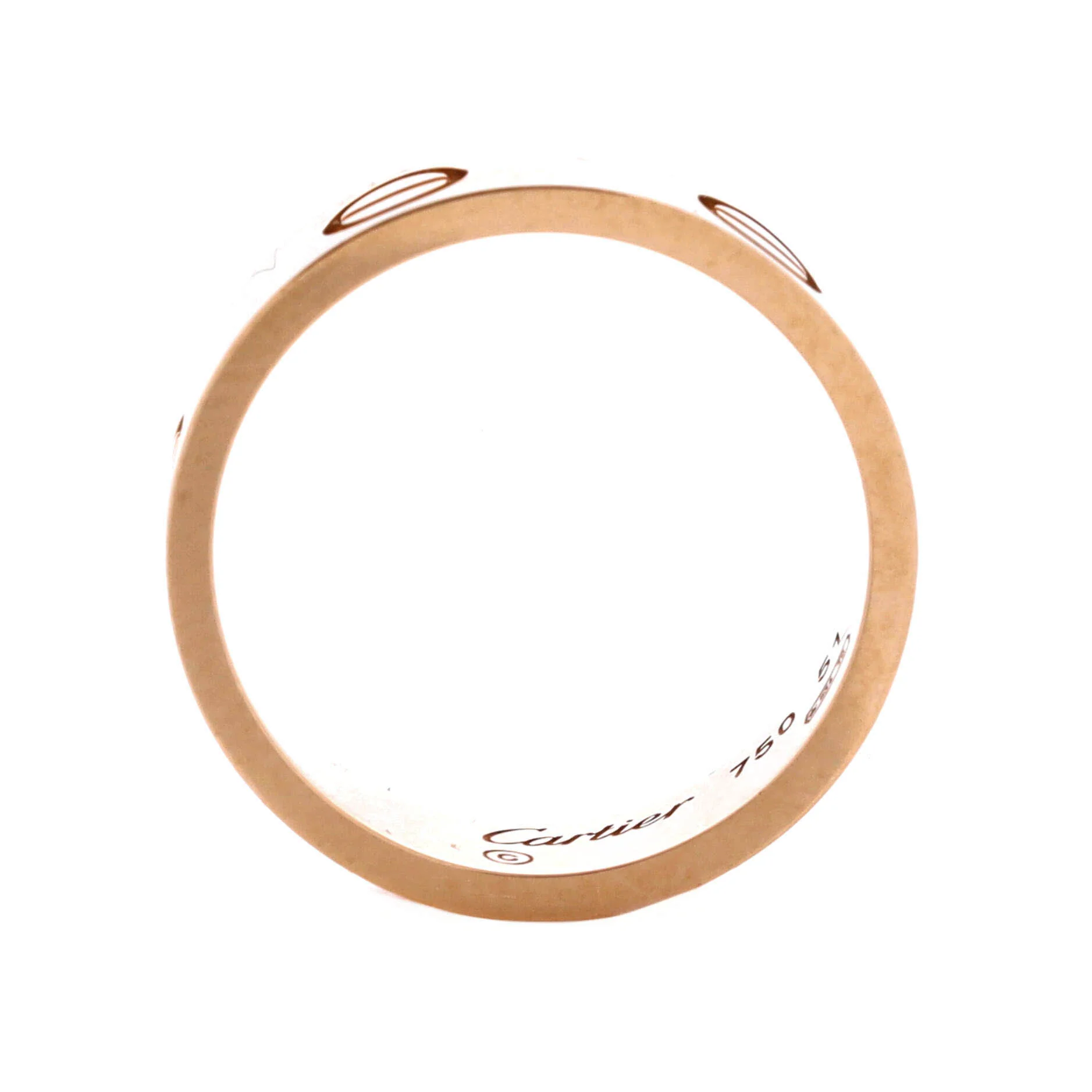 Love Band Ring 18K Rose Gold - Image 3