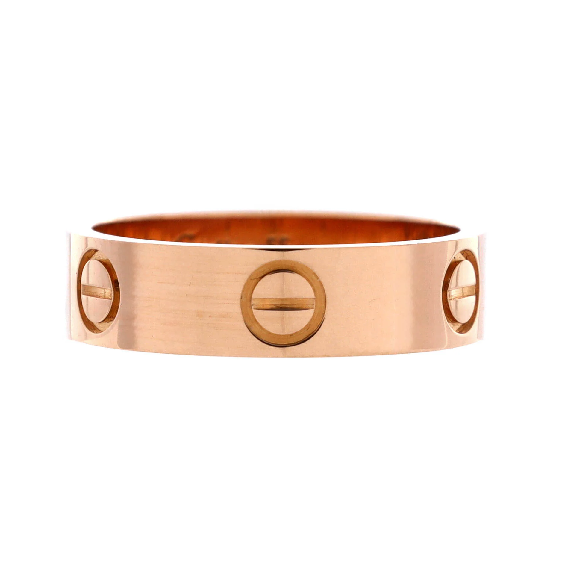 Love Band Ring 18K Rose Gold