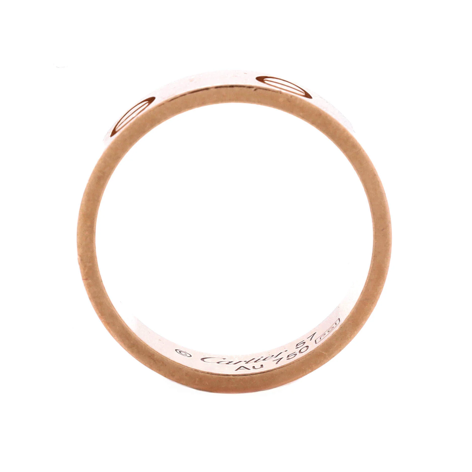 Love Band Ring 18K Rose Gold - Image 3
