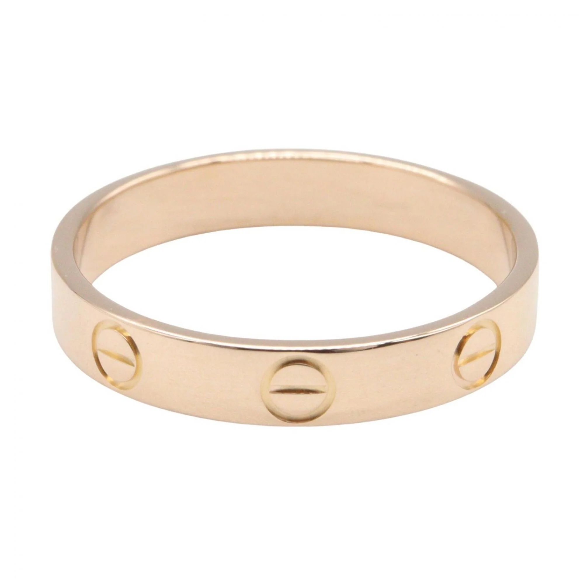 Love Band Ring 18K Rose Gold Mini - Image 2