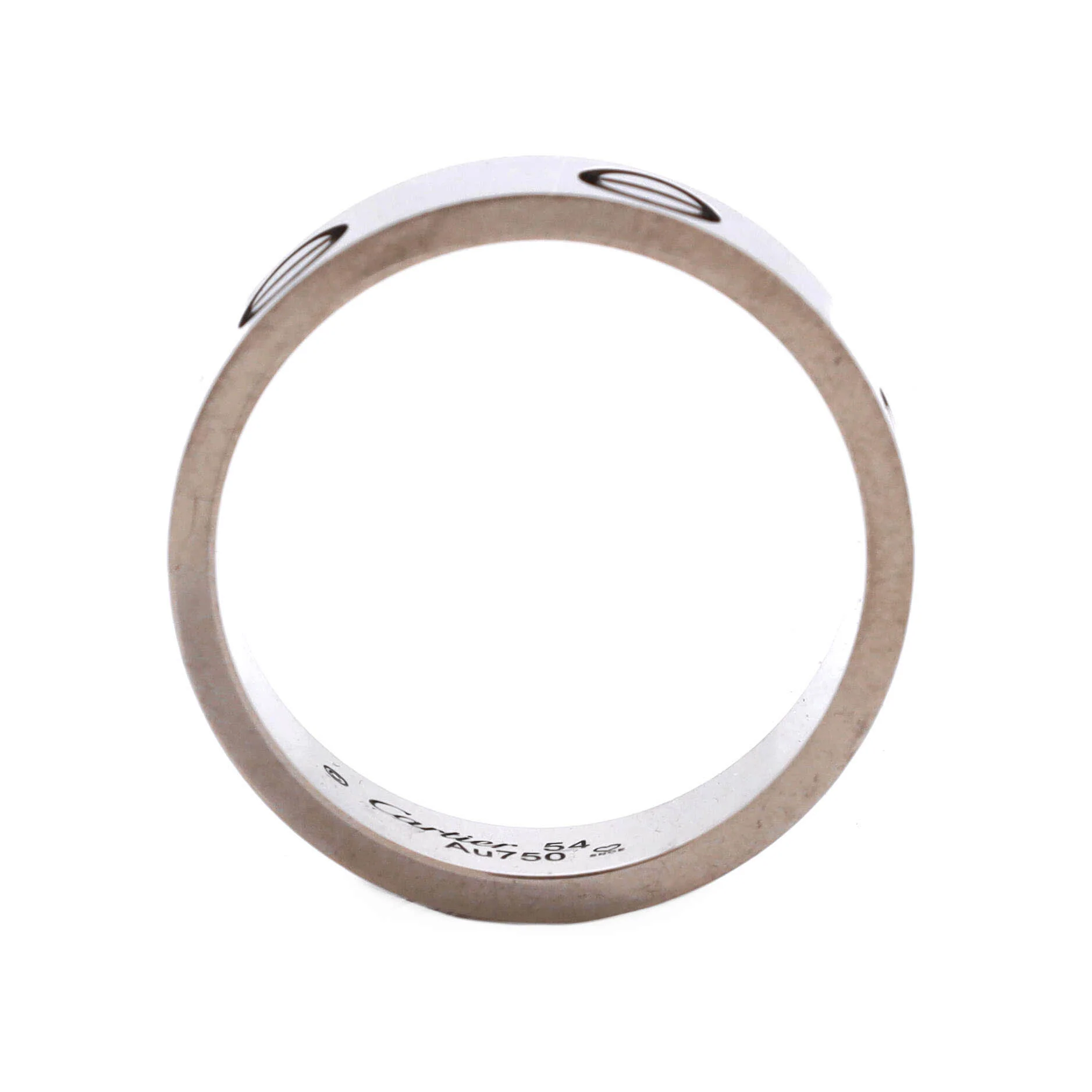 Love Band Ring 18K White Gold - Image 3
