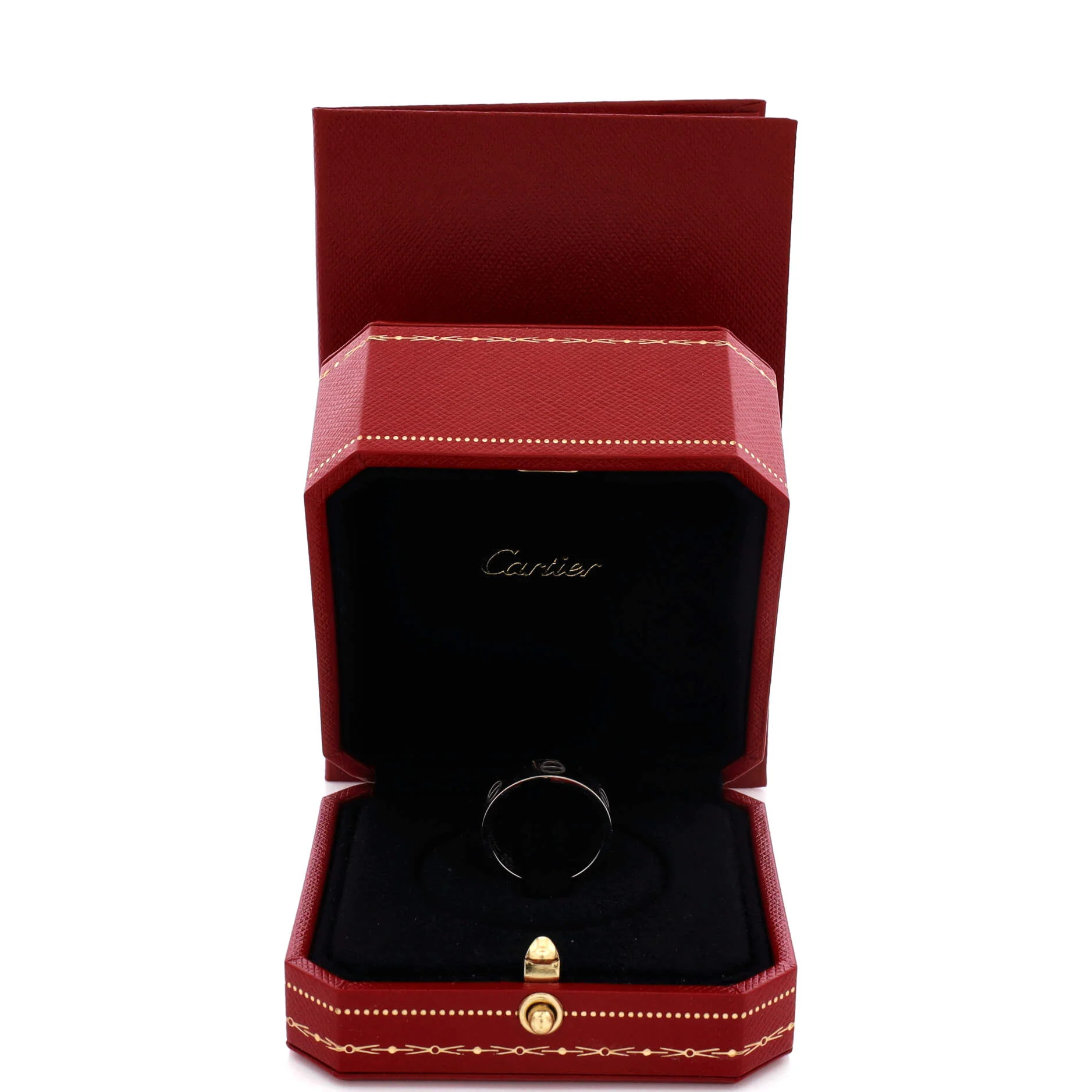 Love Band Ring 18K White Gold - Image 2