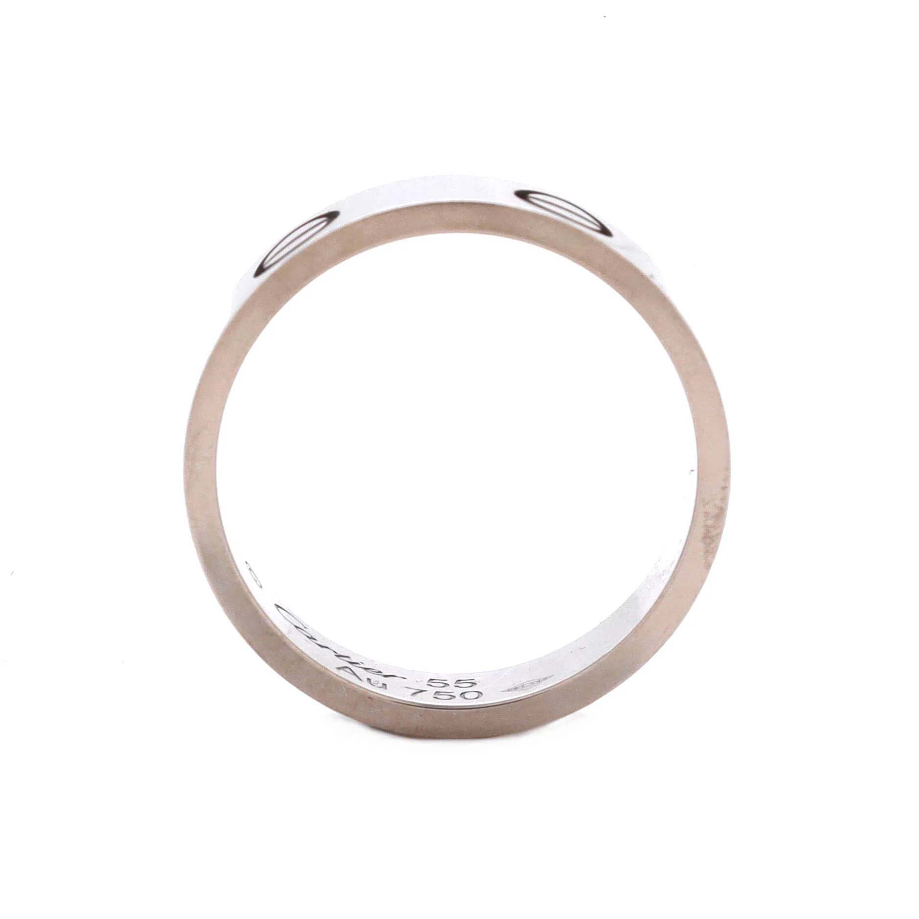 Love Band Ring 18K White Gold - Image 3