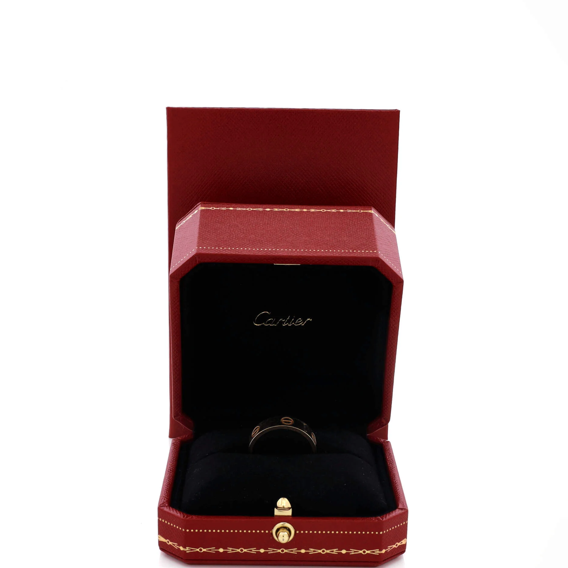 Love Band Ring 18K Yellow Gold - Image 2