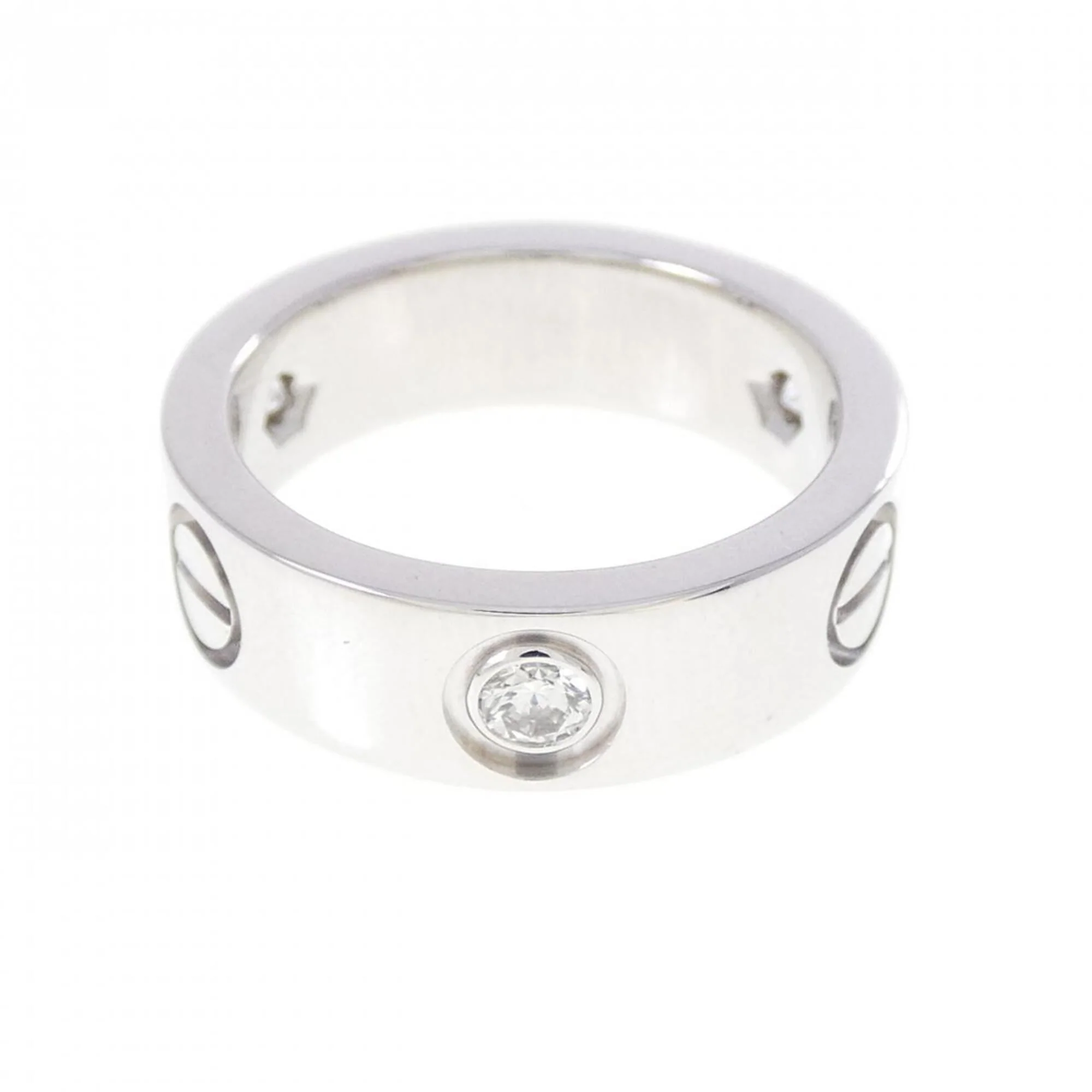Love Band Ring with Diamond - Image 2
