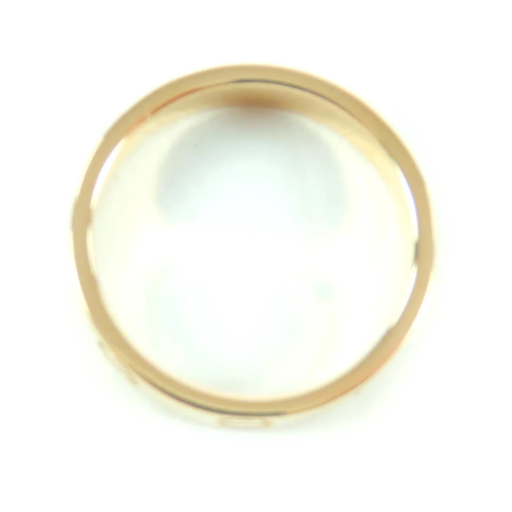 Love One Band Ring 18K Rose Gold Small - Image 4