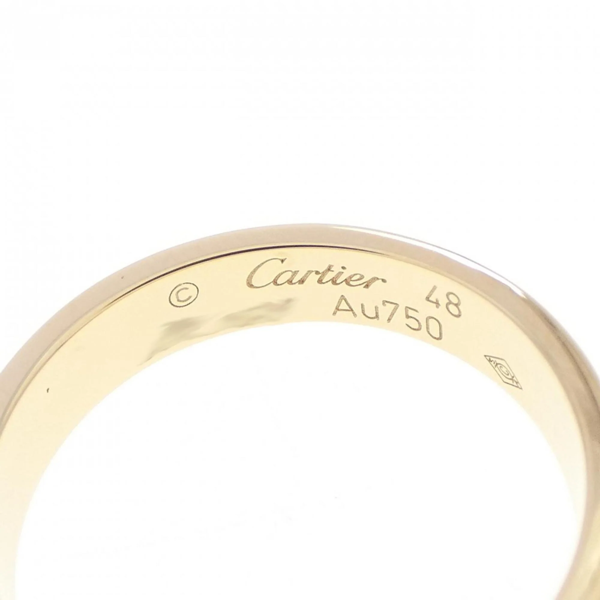 Love One Band Ring 18K Yellow Gold Mini - Image 3