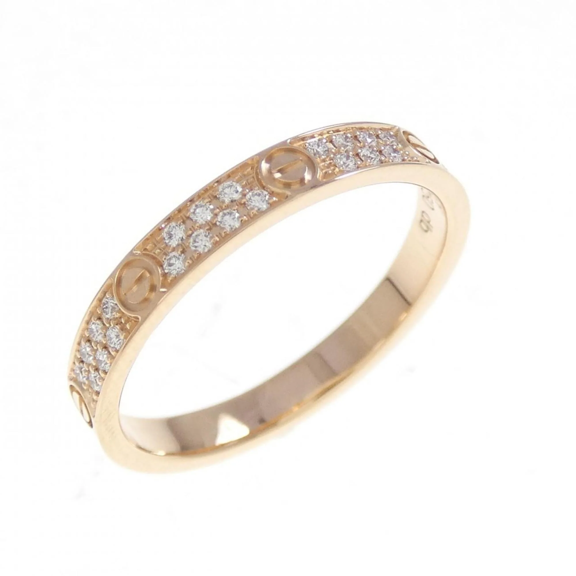 Love Ring 18K Rose Gold and Diamond Small
