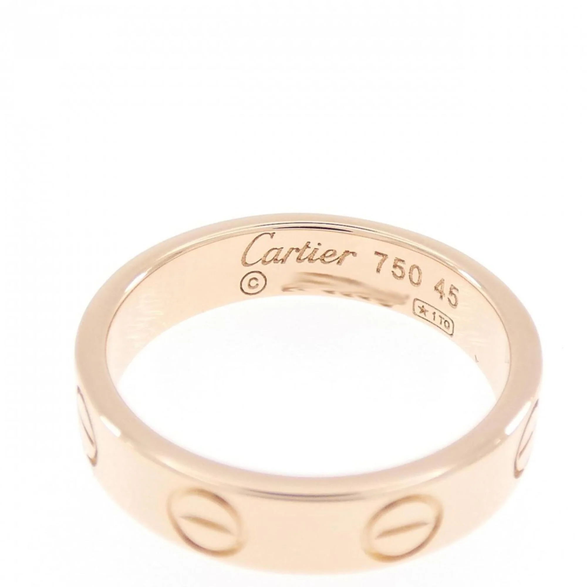 Love Ring 18K Rose Gold Mini - Image 3