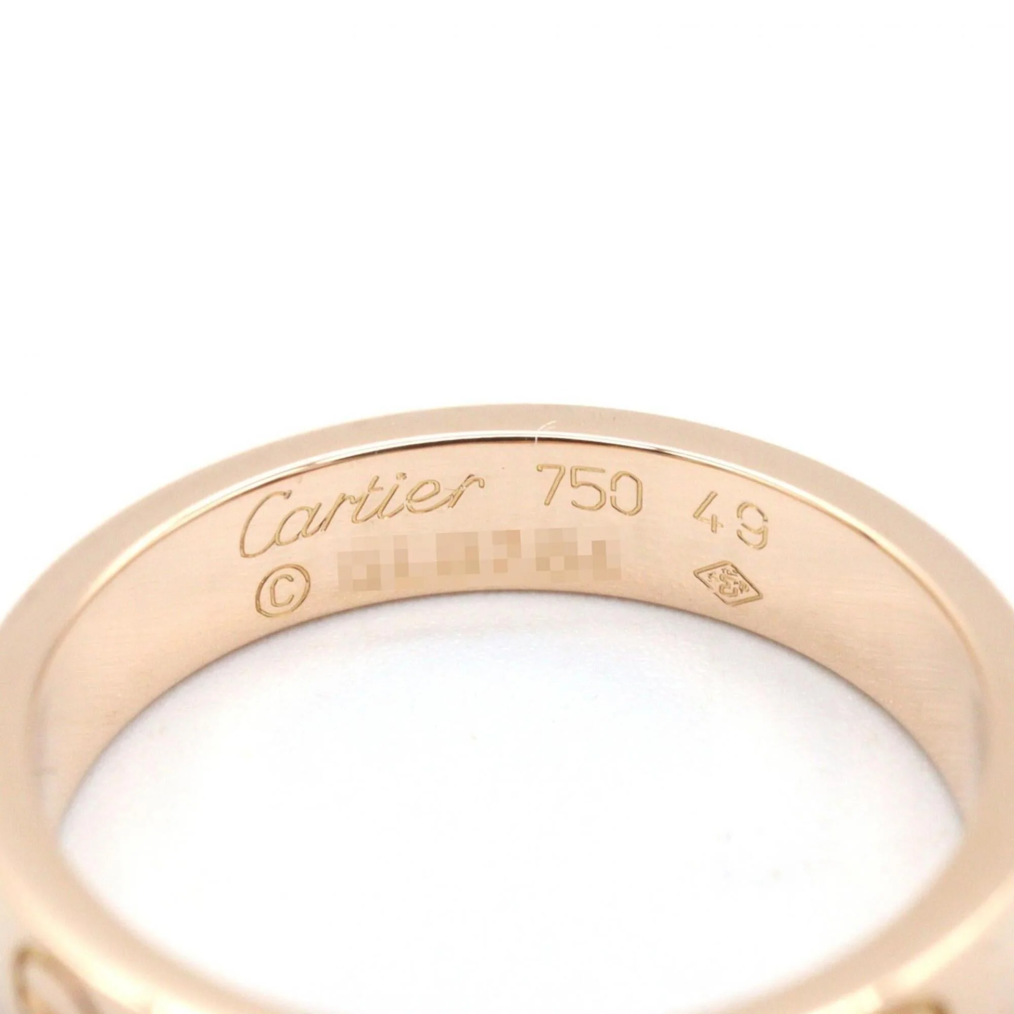 Love Ring 18K Rose Gold Mini - Image 3