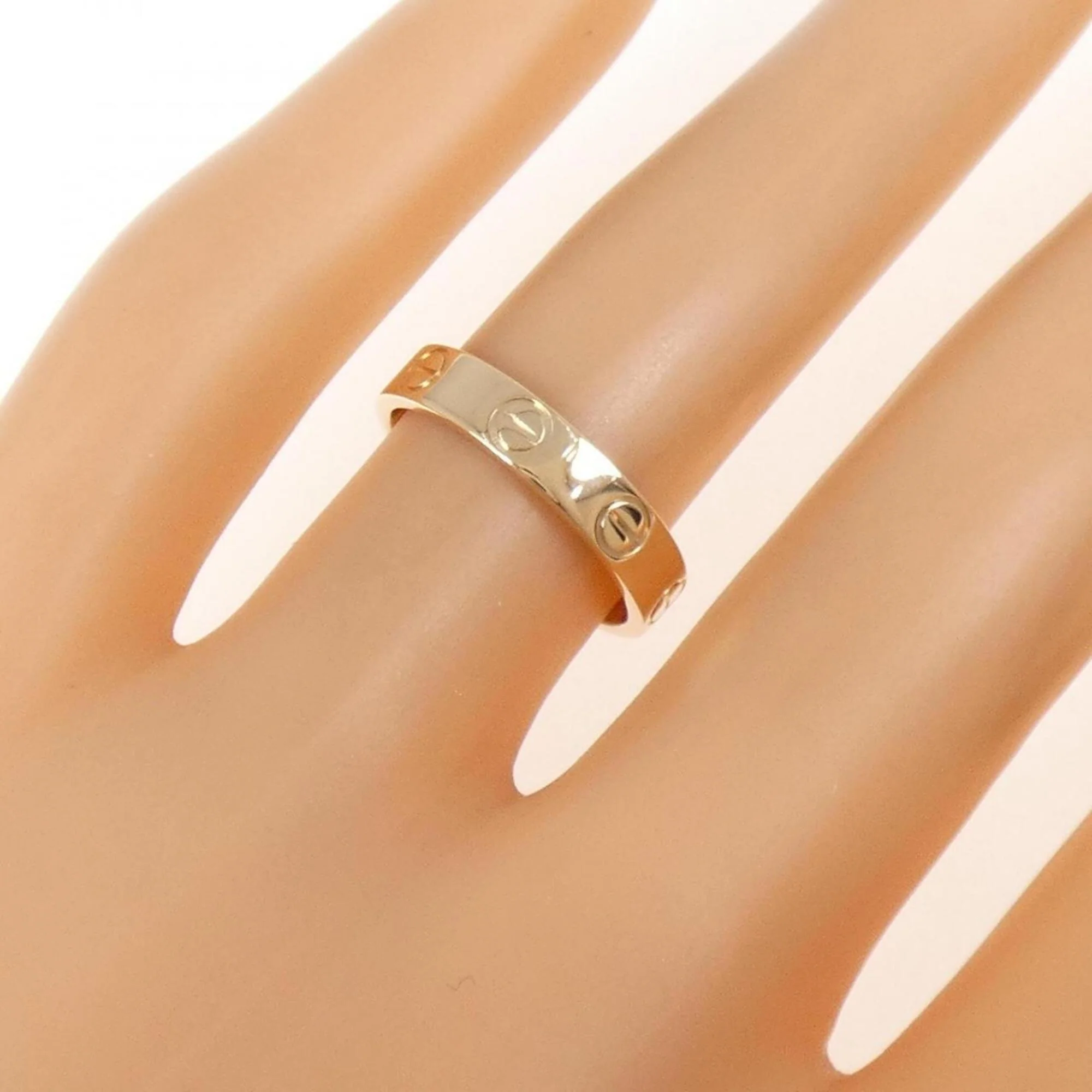 Love Ring 18K Rose Gold Mini - Image 4