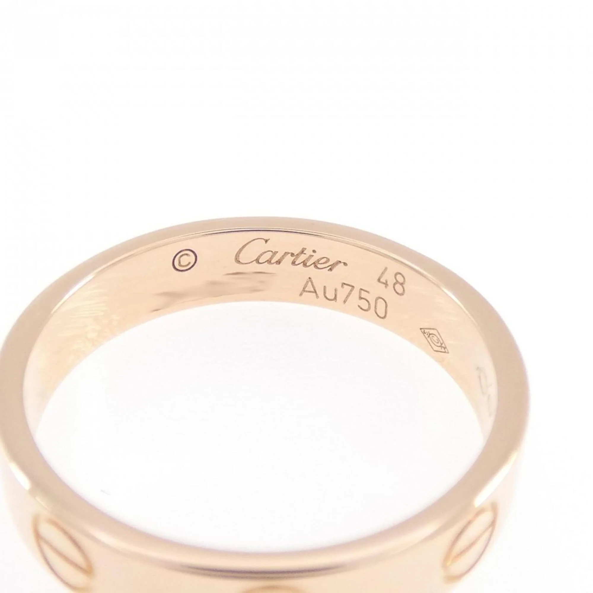 Love Ring 18K Rose Gold Mini - Image 3