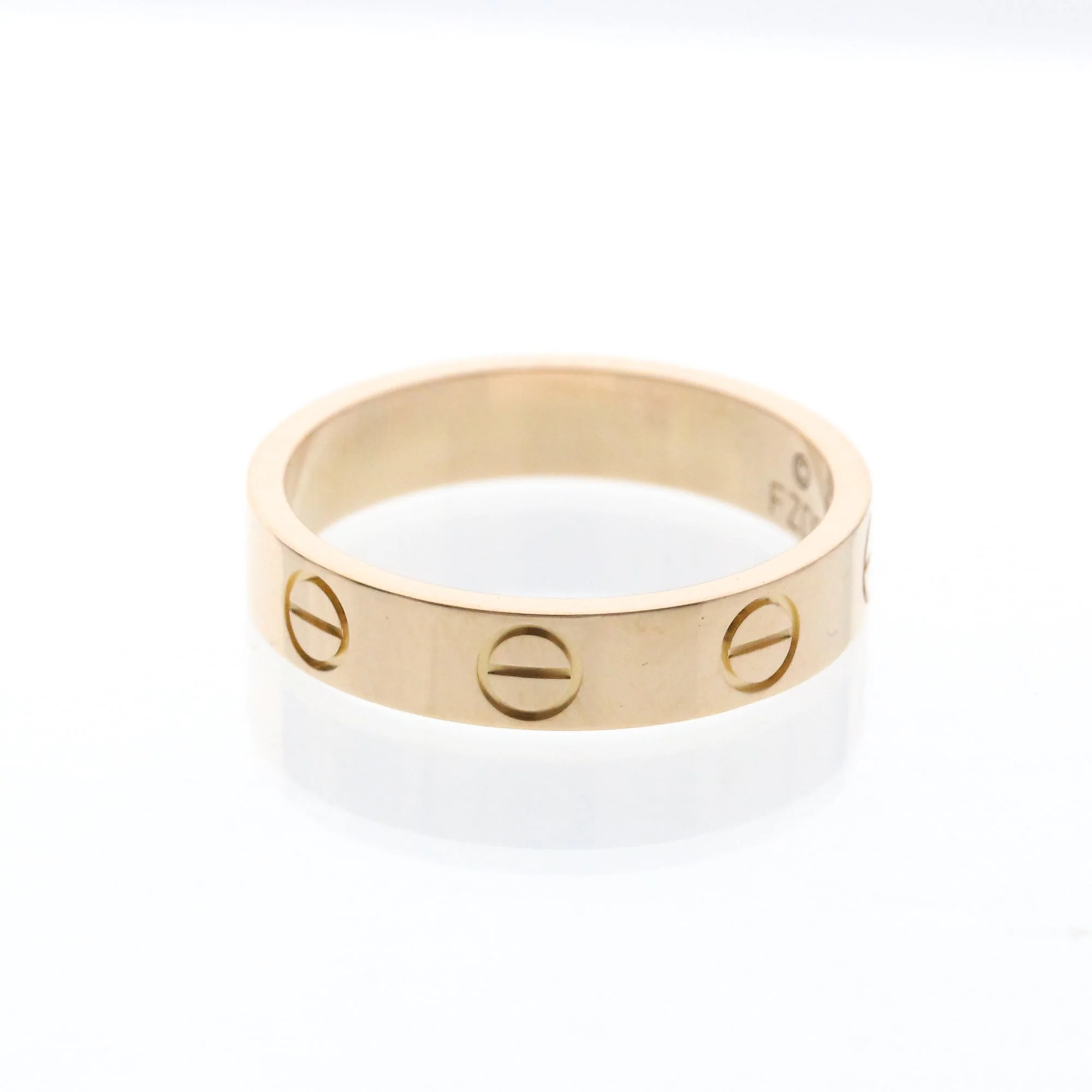 Love Ring 18K Rose Gold Mini - Image 2