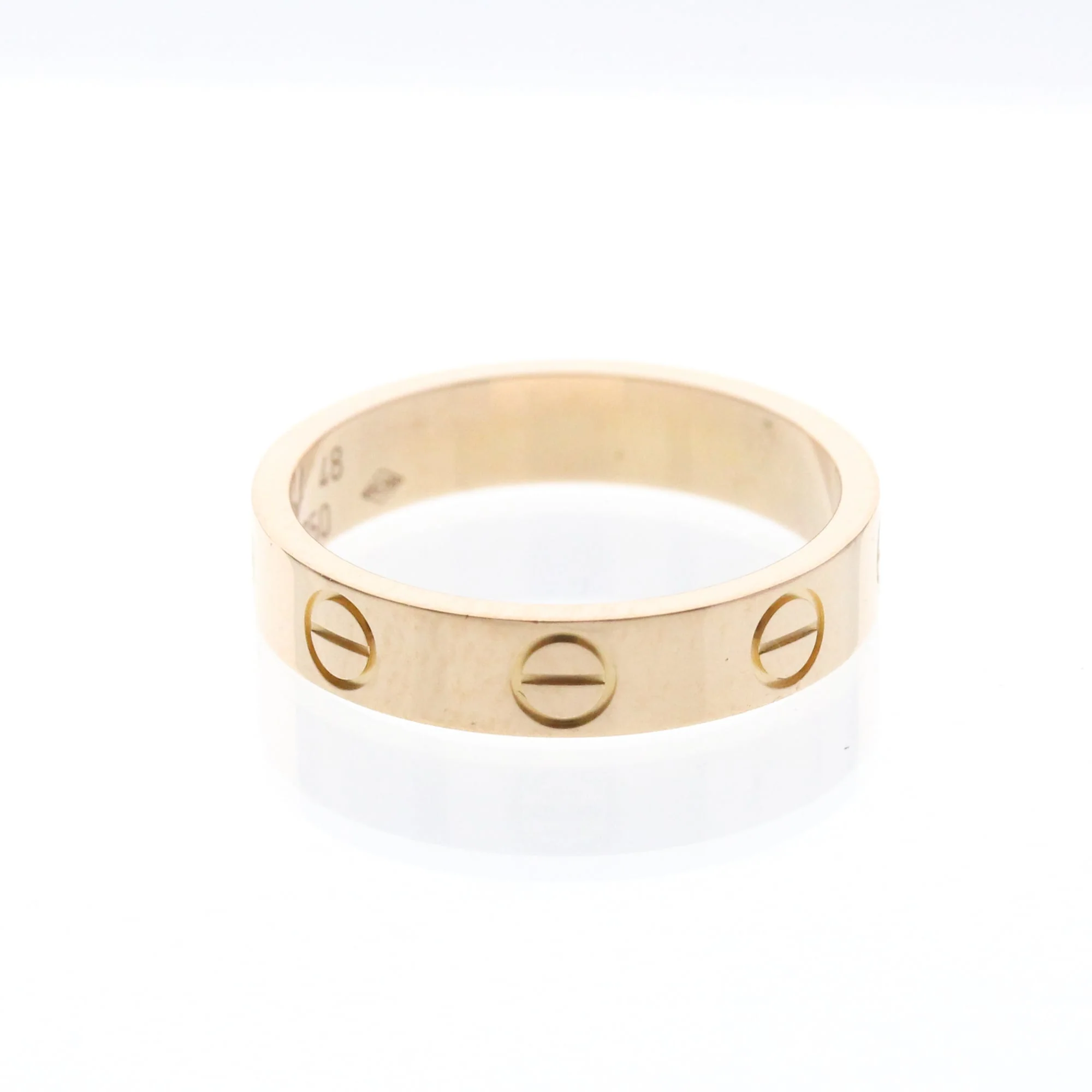 Love Ring 18K Rose Gold Mini - Image 4