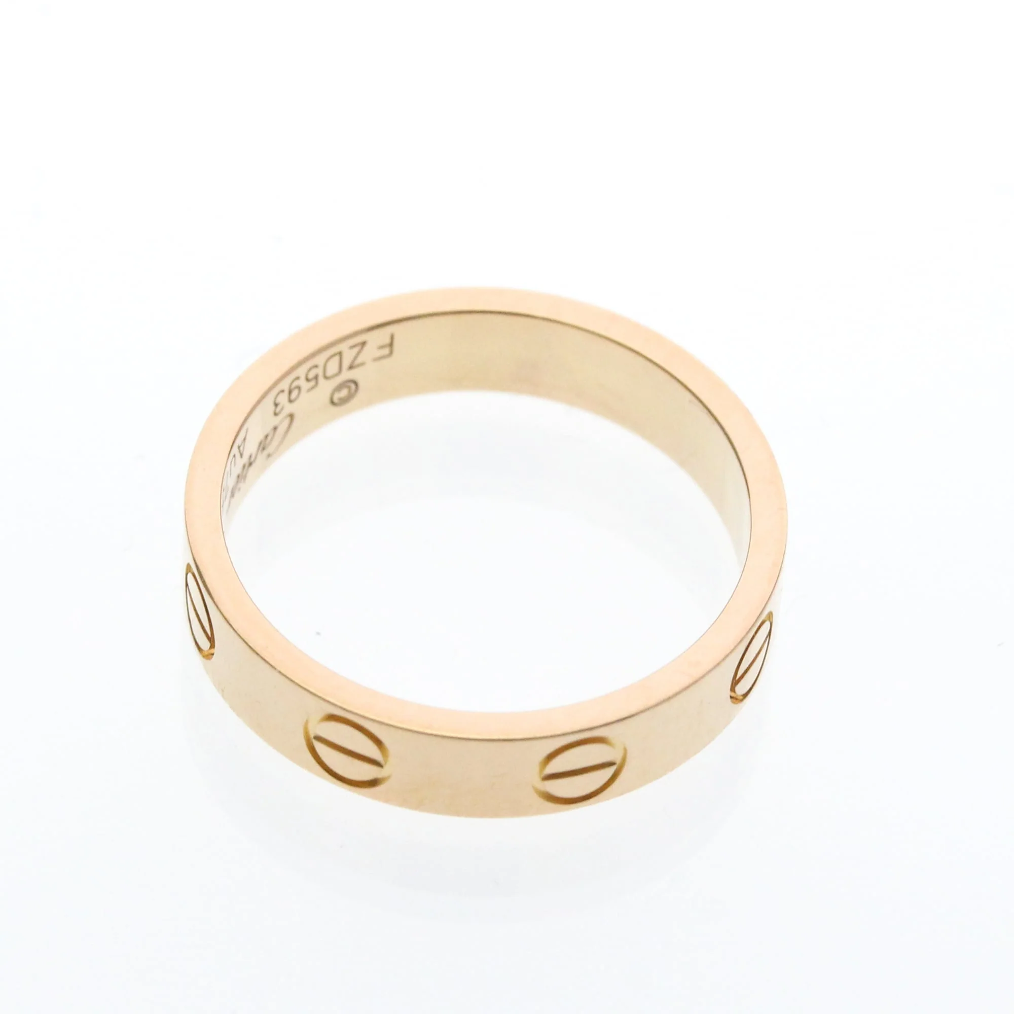 Love Ring 18K Rose Gold Mini - Image 9