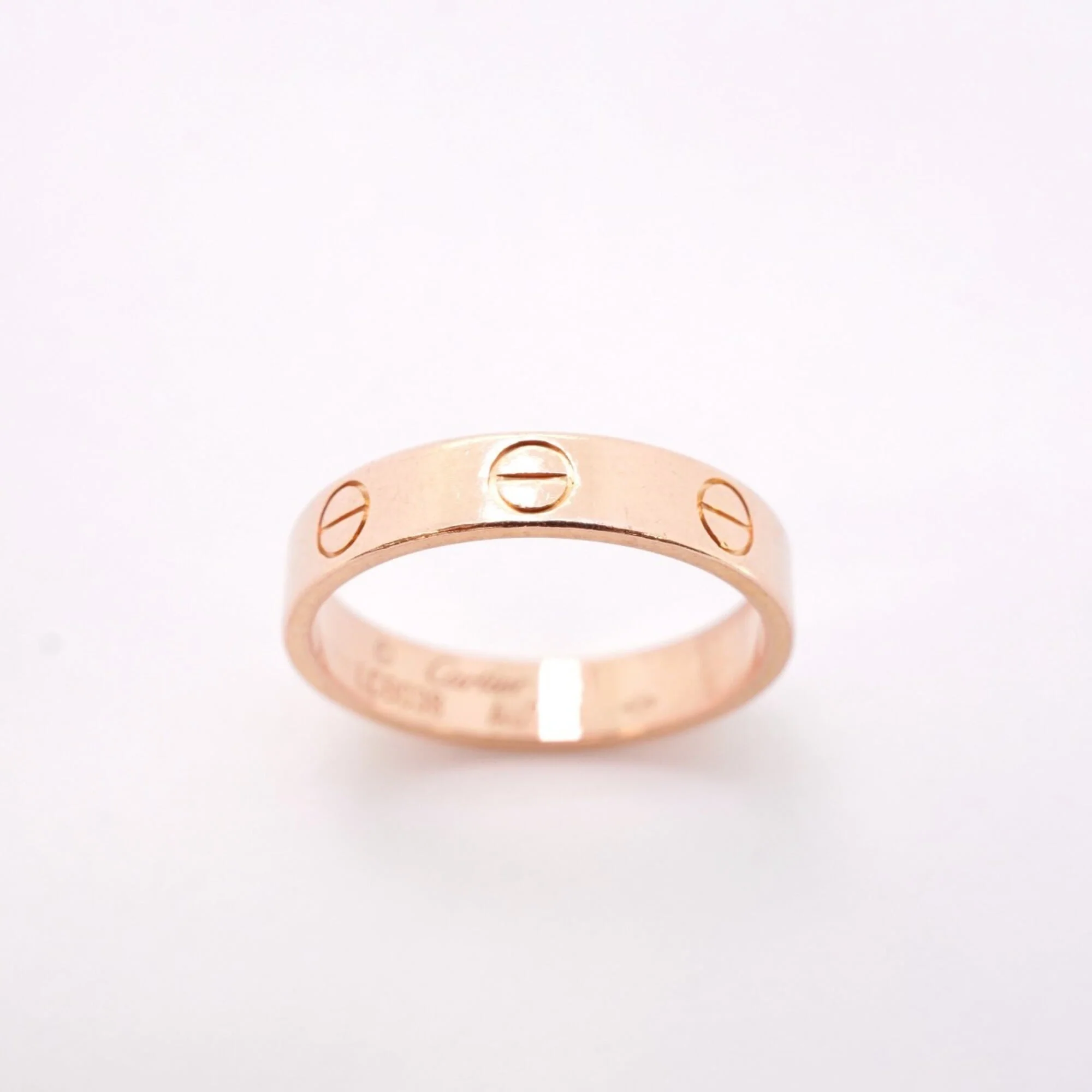 Love Ring 18K Rose Gold Mini - Image 2