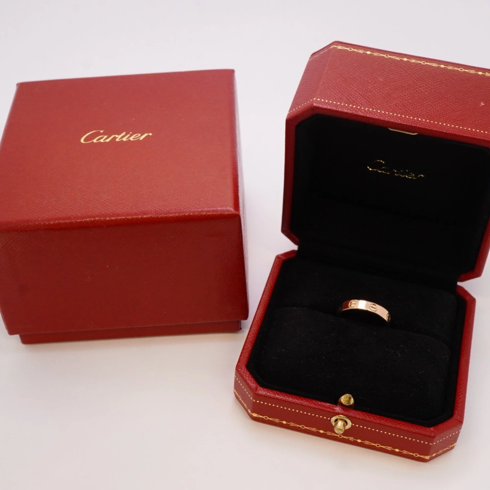 Love Ring 18K Rose Gold Mini - Image 8