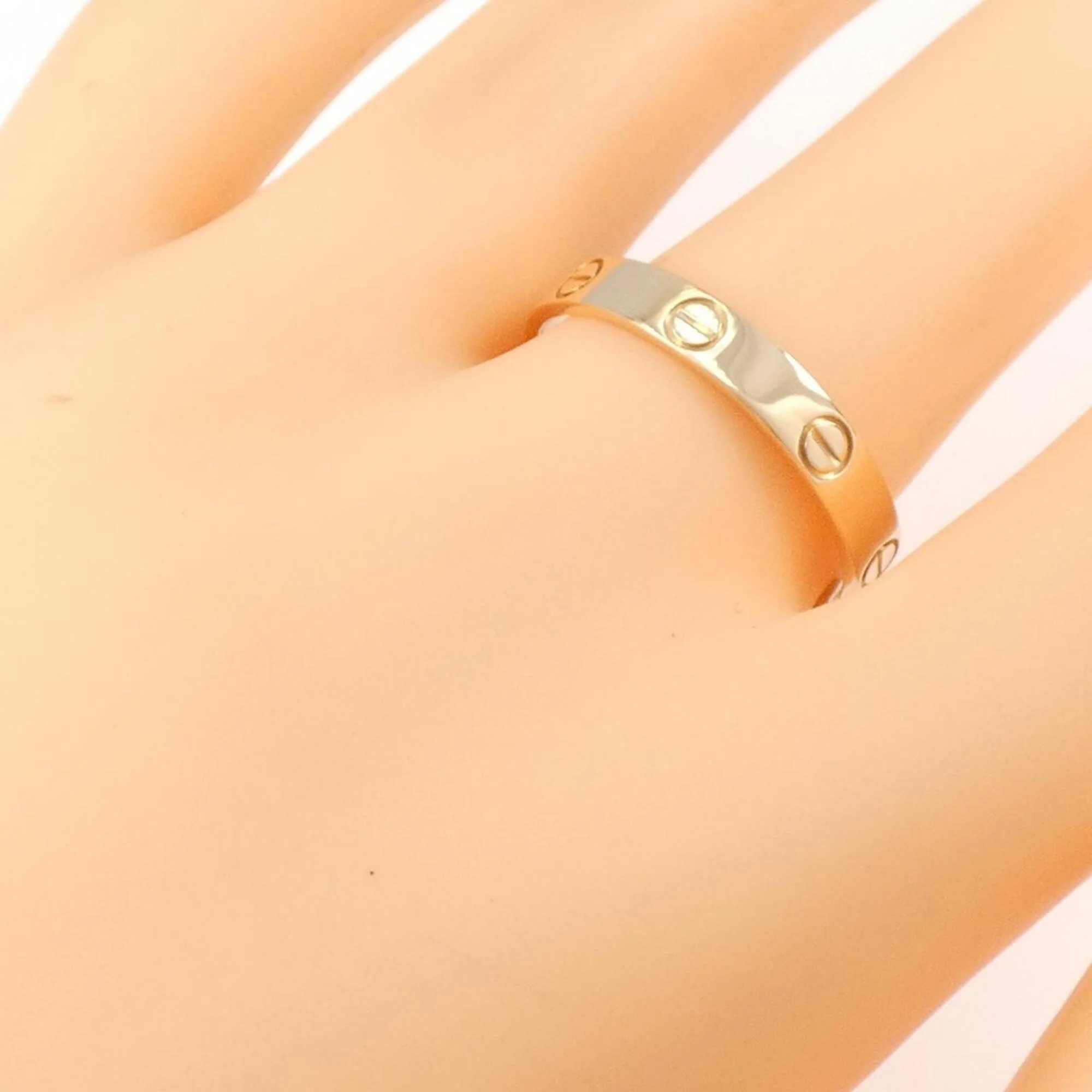 Love Ring 18K Rose Gold Mini - Image 4