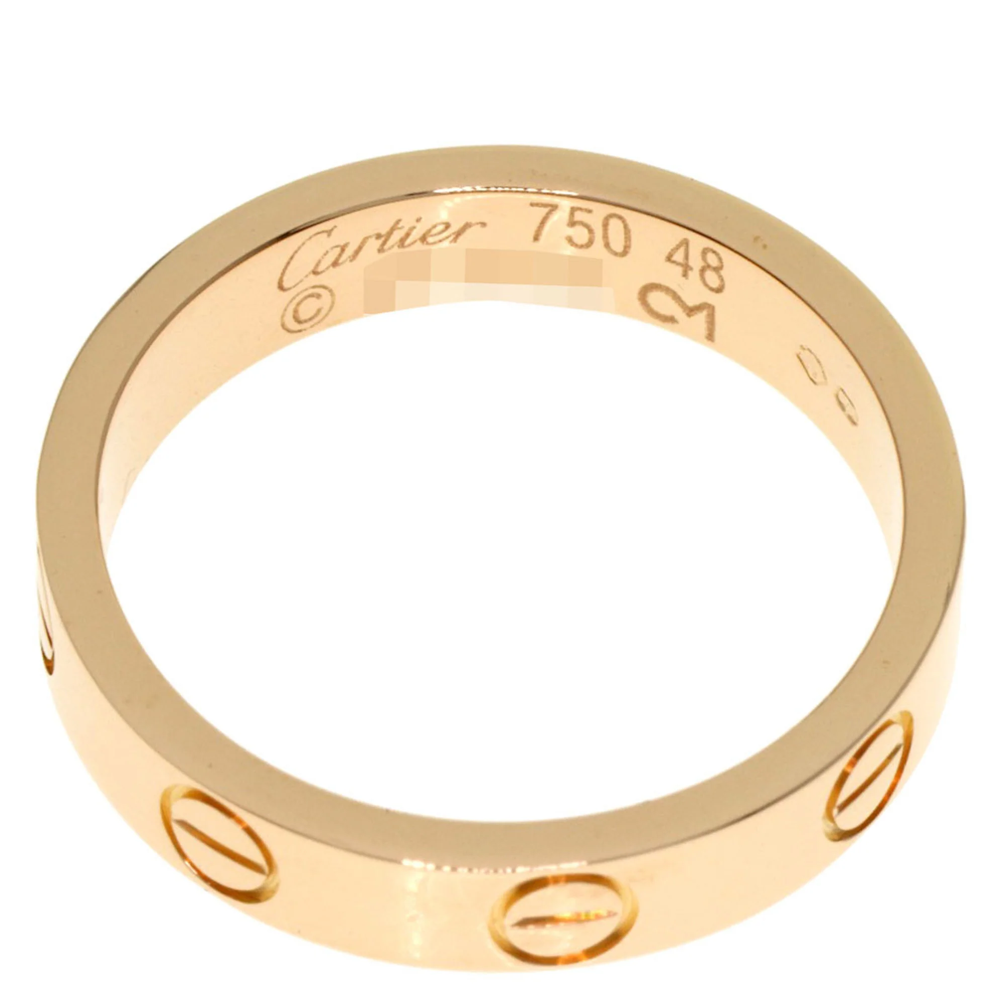 Love Ring 18K Rose Gold Mini - Image 4