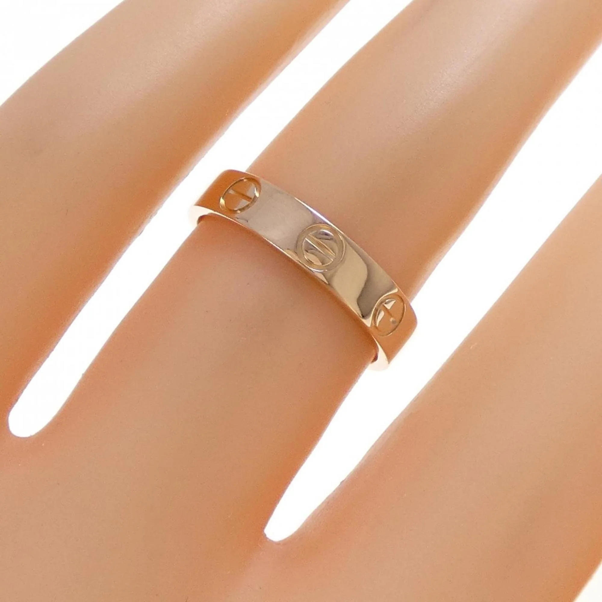 Love Ring 18K Rose Gold Mini - Image 4