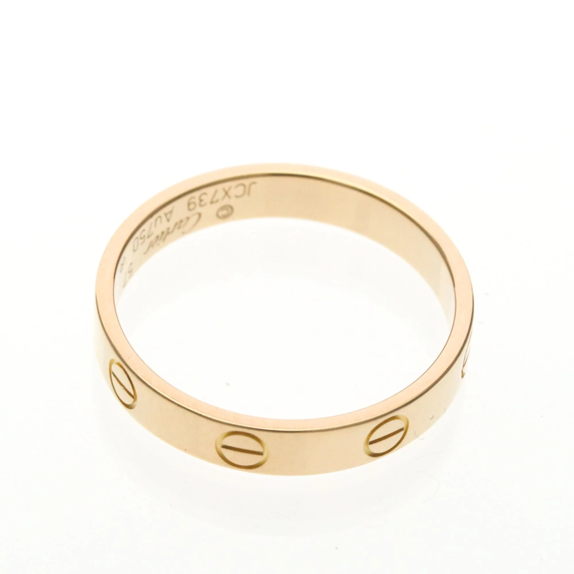 Love Ring 18K Rose Gold Mini - Image 9