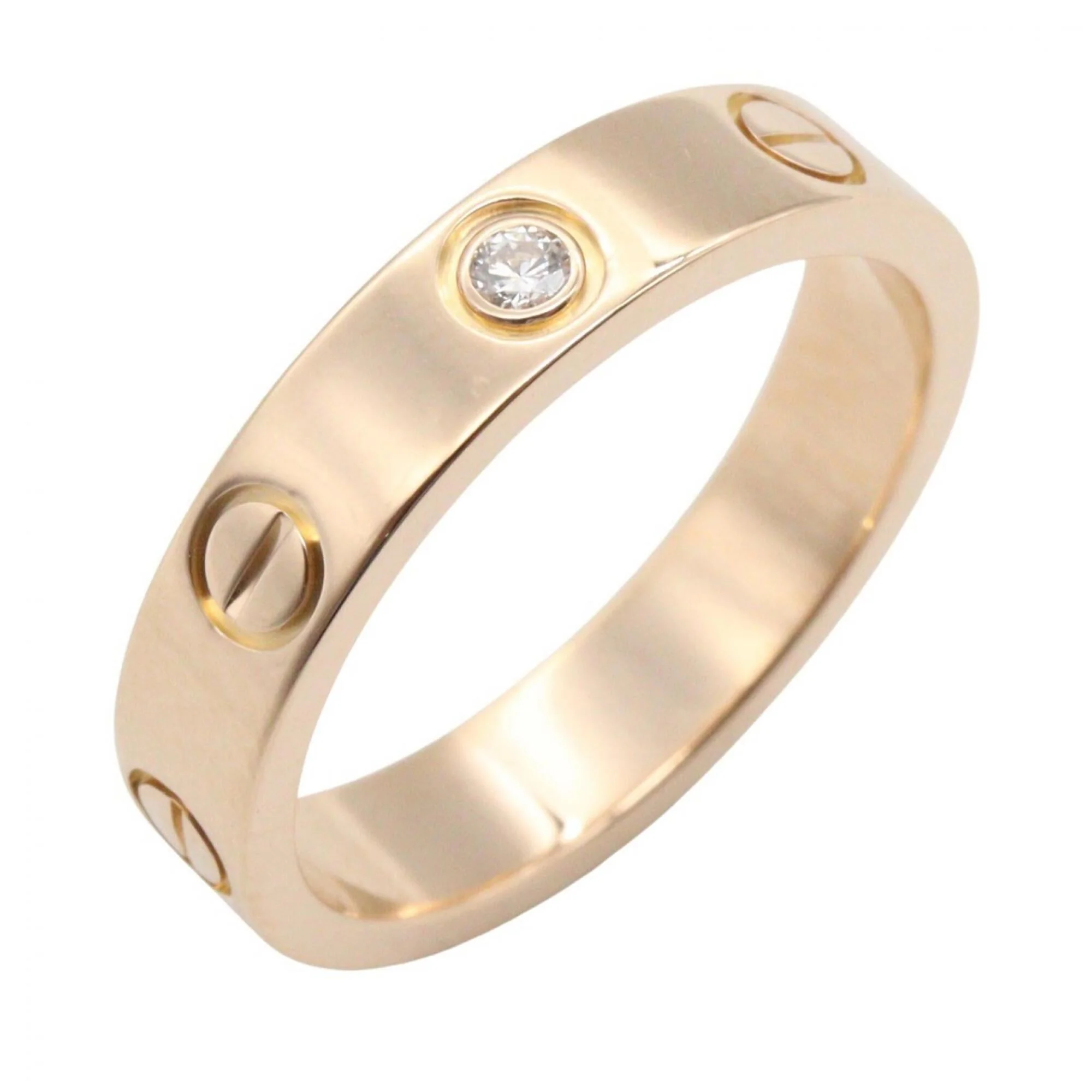 Love Ring 18K Rose Gold with Diamond