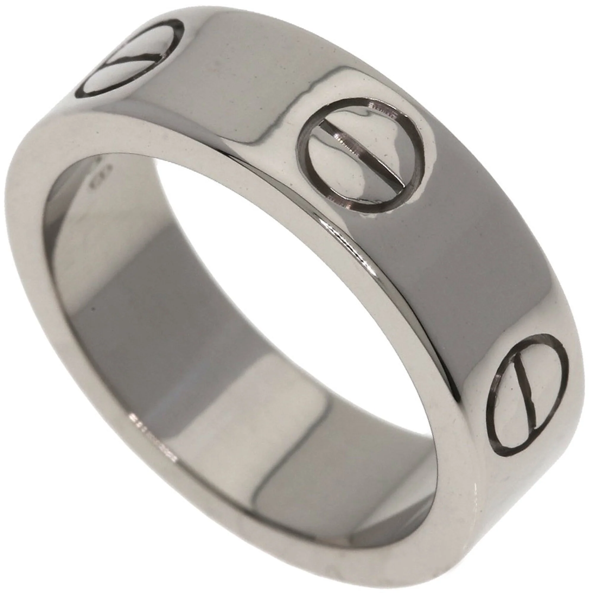 Love Ring 18K White Gold