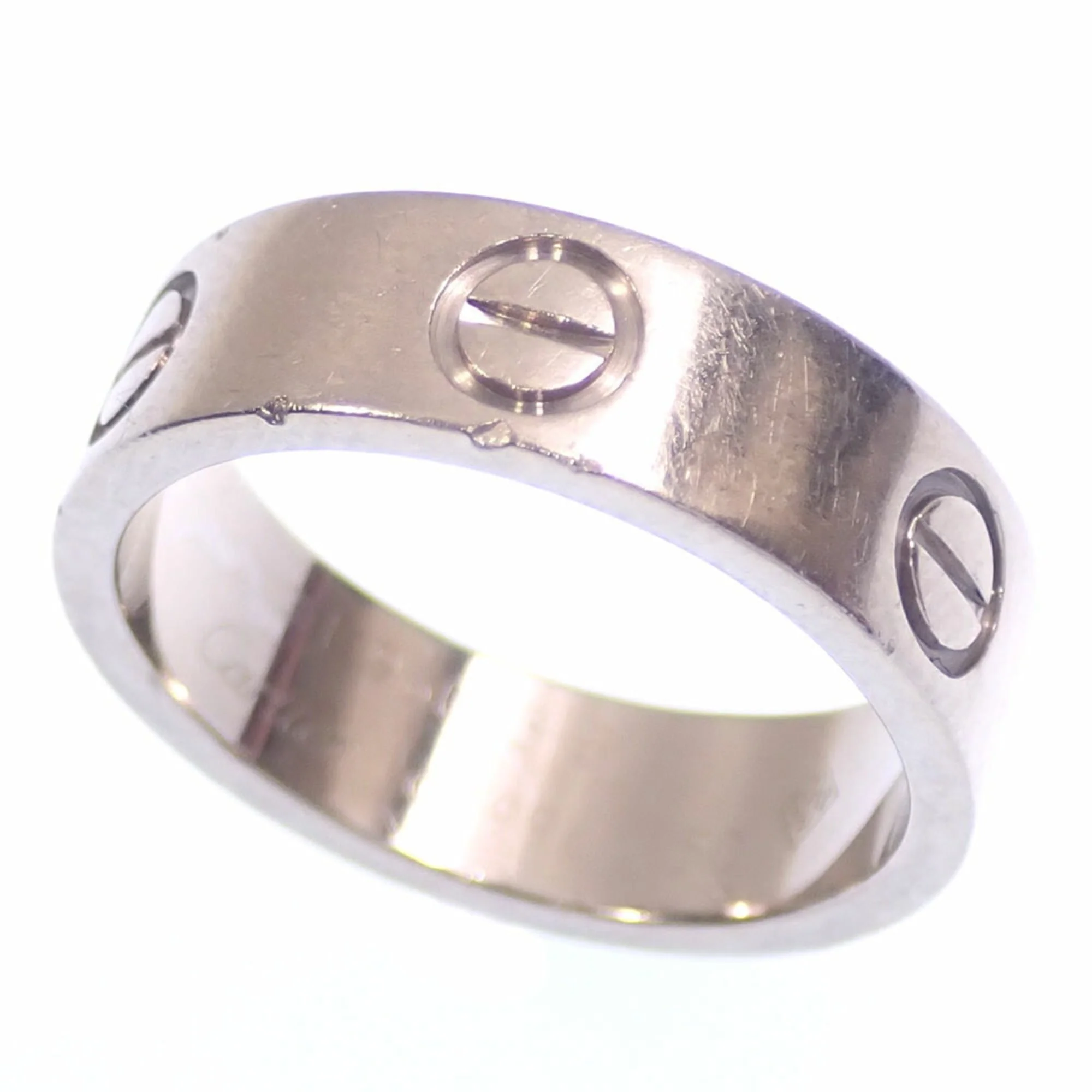 Love Ring 18K White Gold