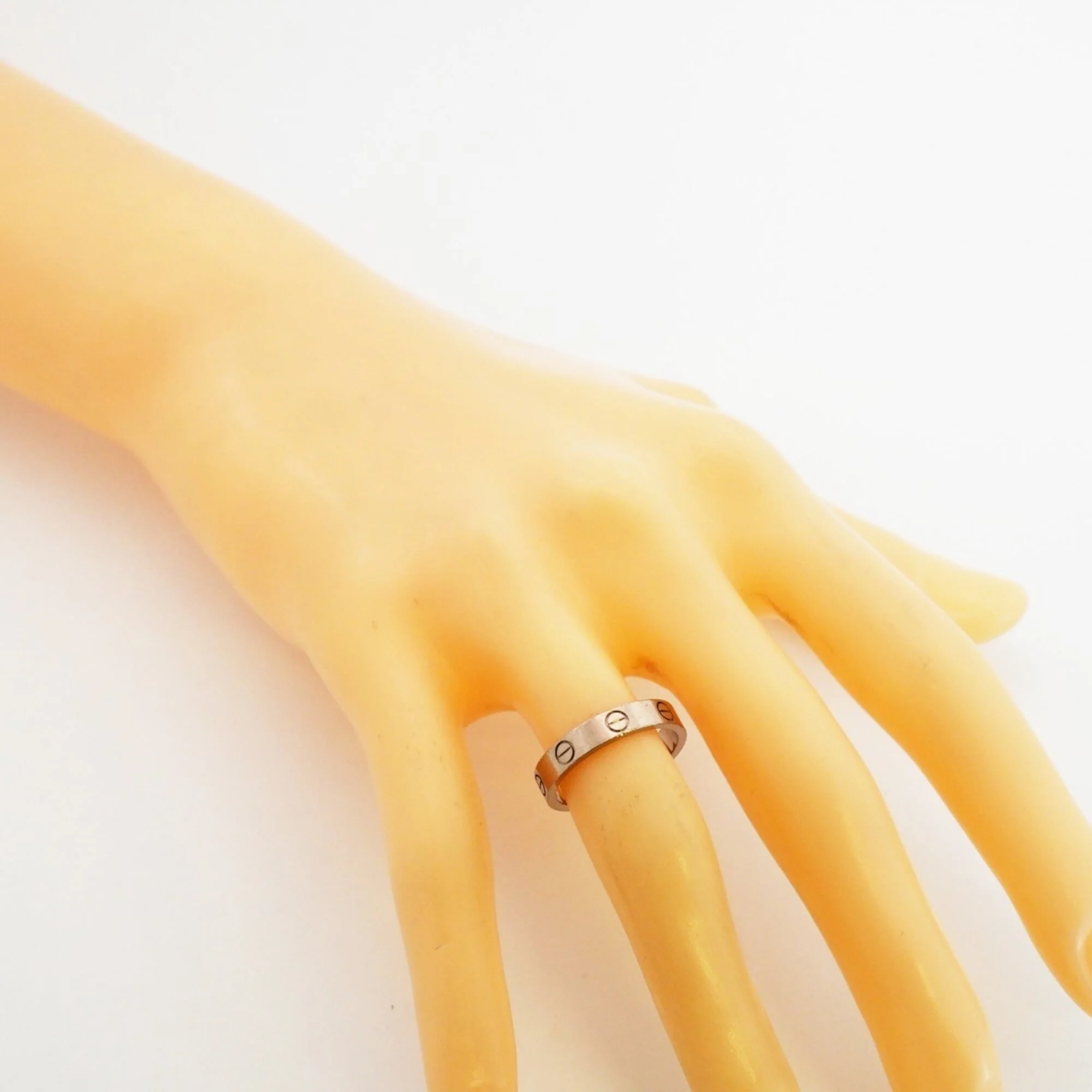 Love Ring 18K White Gold Mini - Image 6