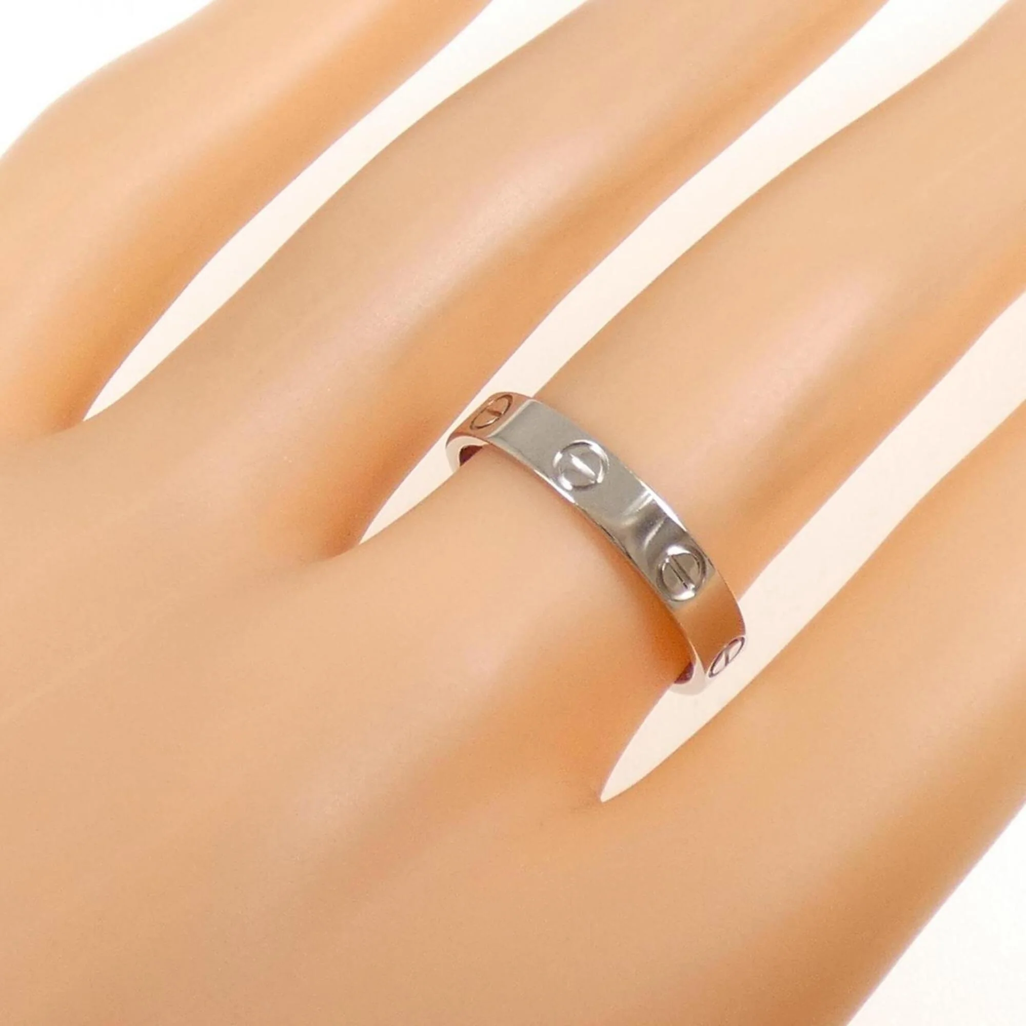 Love Ring 18K White Gold Mini - Image 4