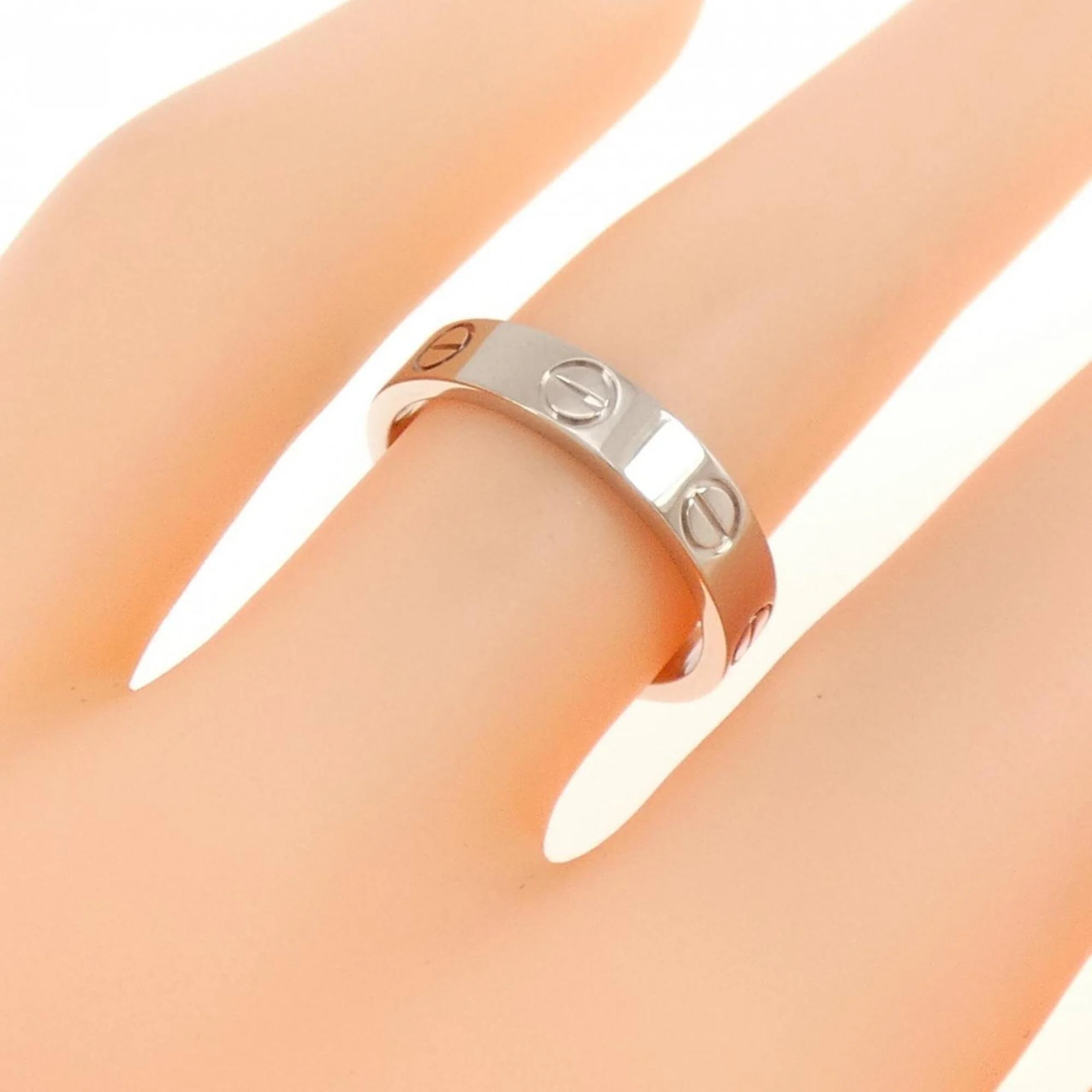 Love Ring 18K White Gold Mini - Image 4