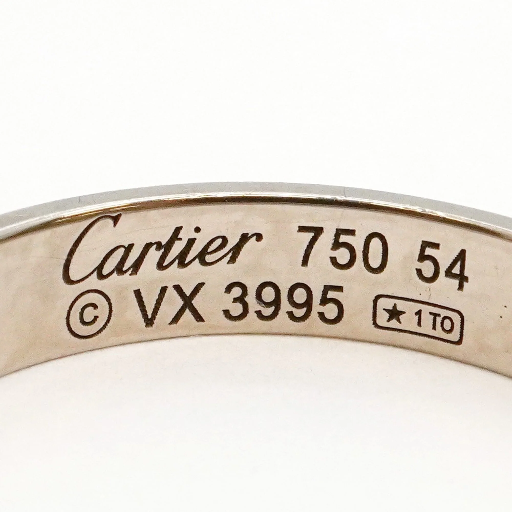 Love Ring 18K White Gold Mini - Image 4