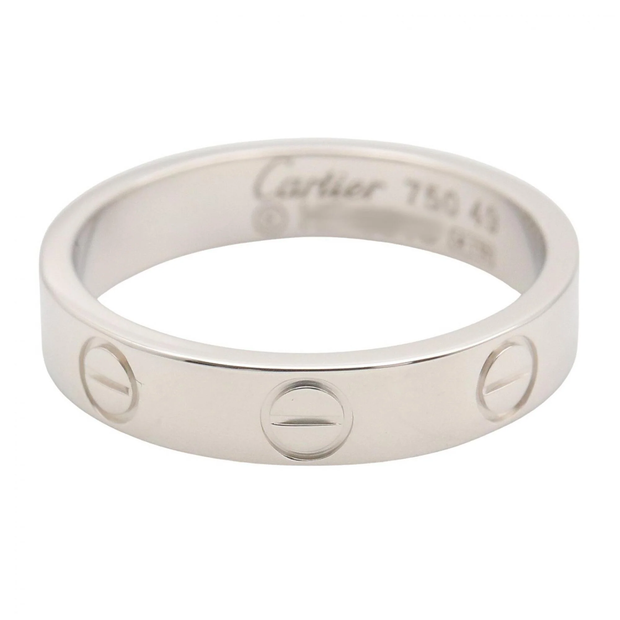Love Ring 18K White Gold Mini - Image 2
