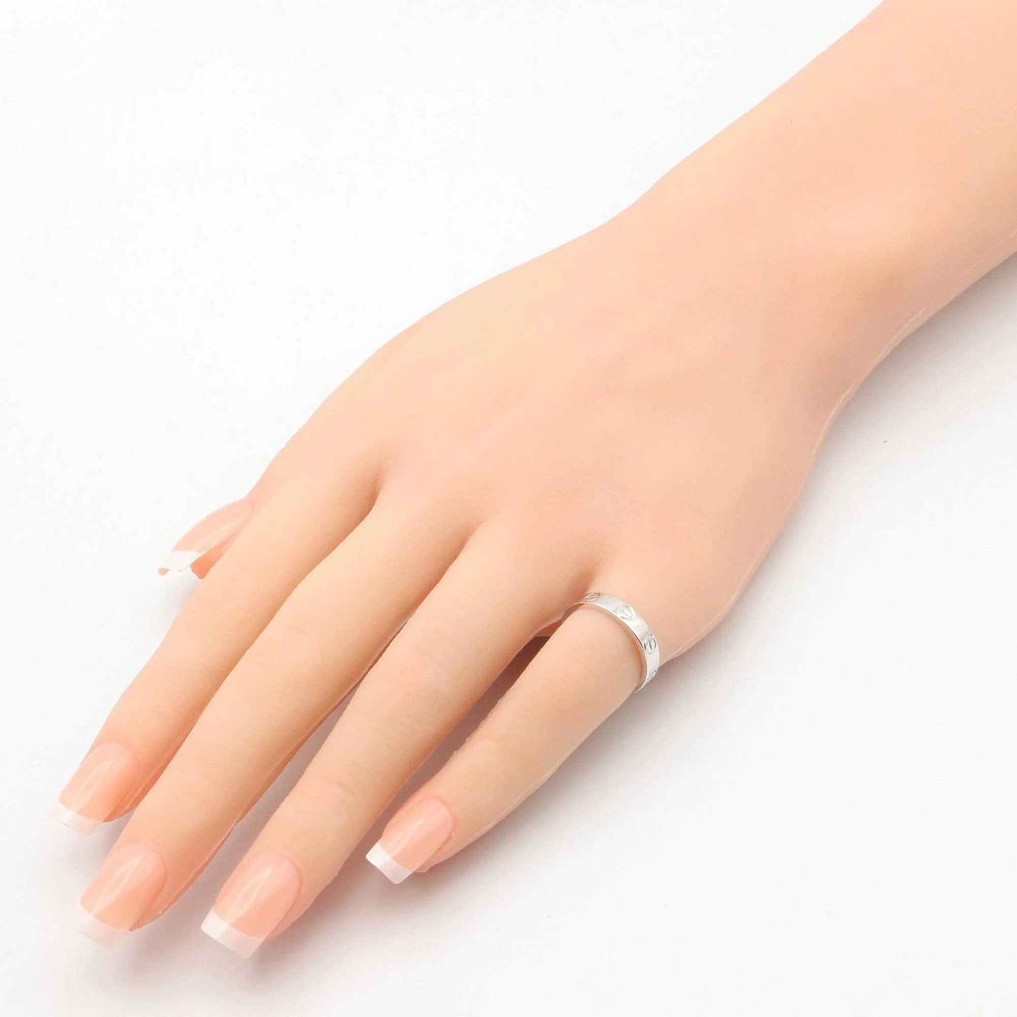 Love Ring 18K White Gold Mini - Image 7