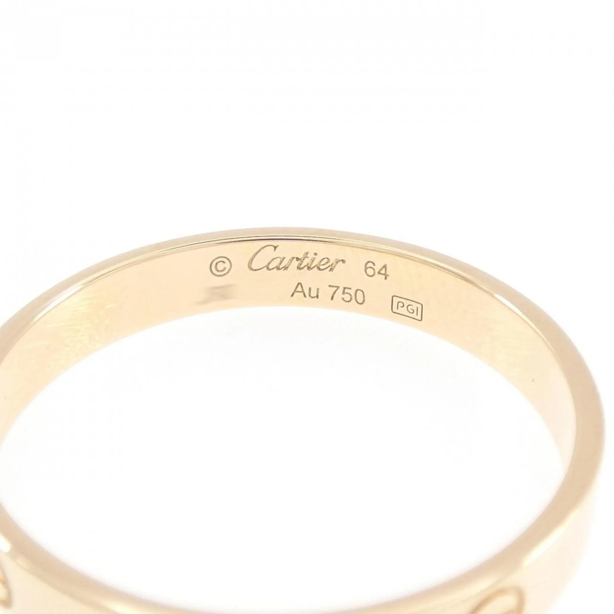 Love Ring 18K Yellow Gold Mini - Image 3