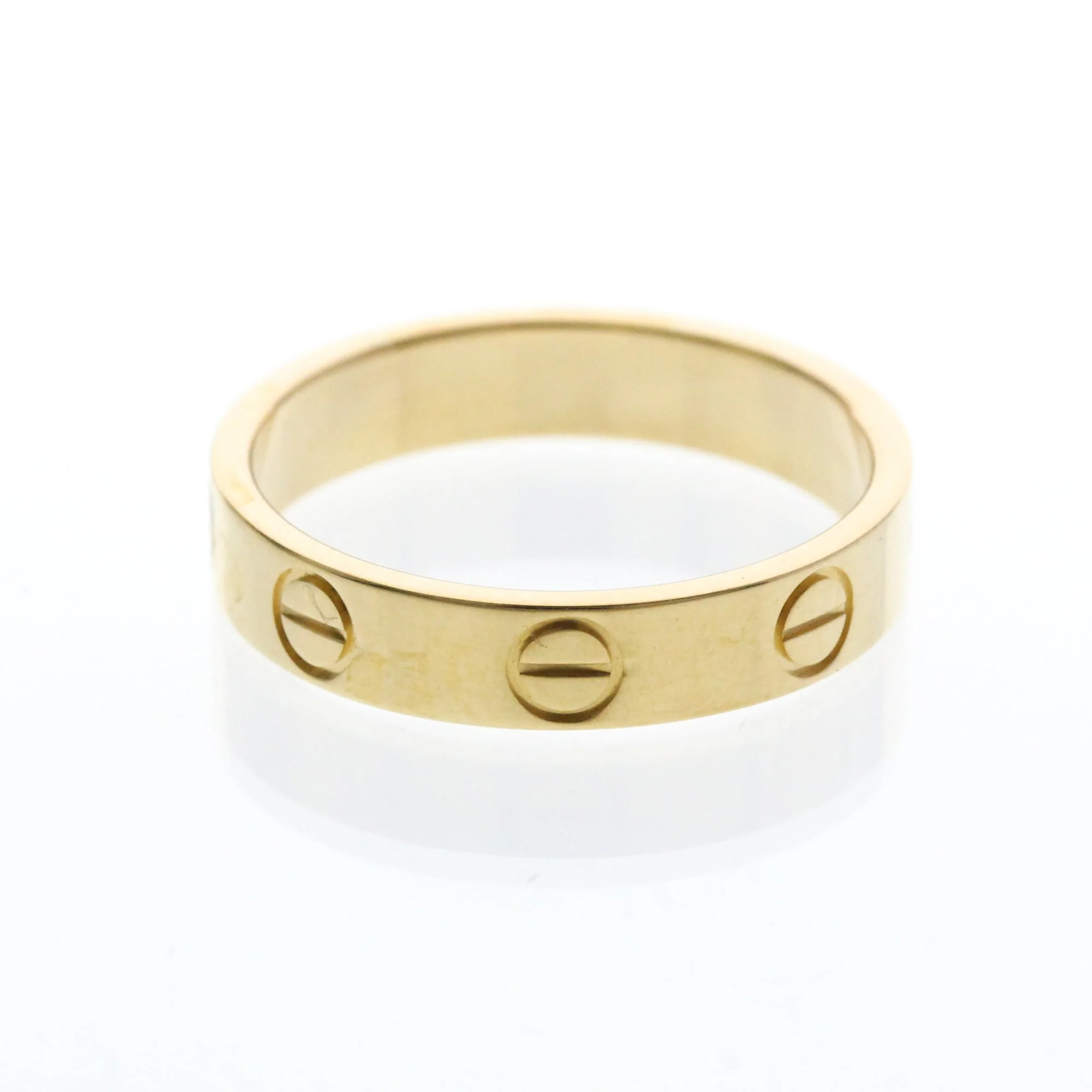 Love Ring 18K Yellow Gold Mini - Image 3